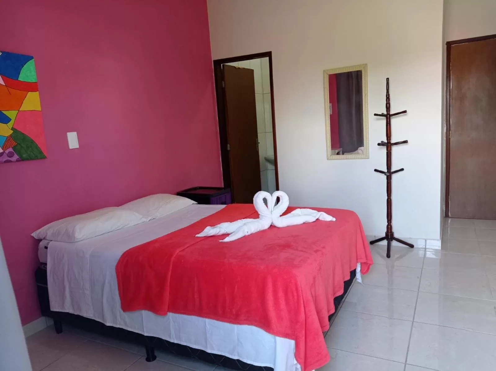 Bedroom, Bed in Pousada Recanto Canaã