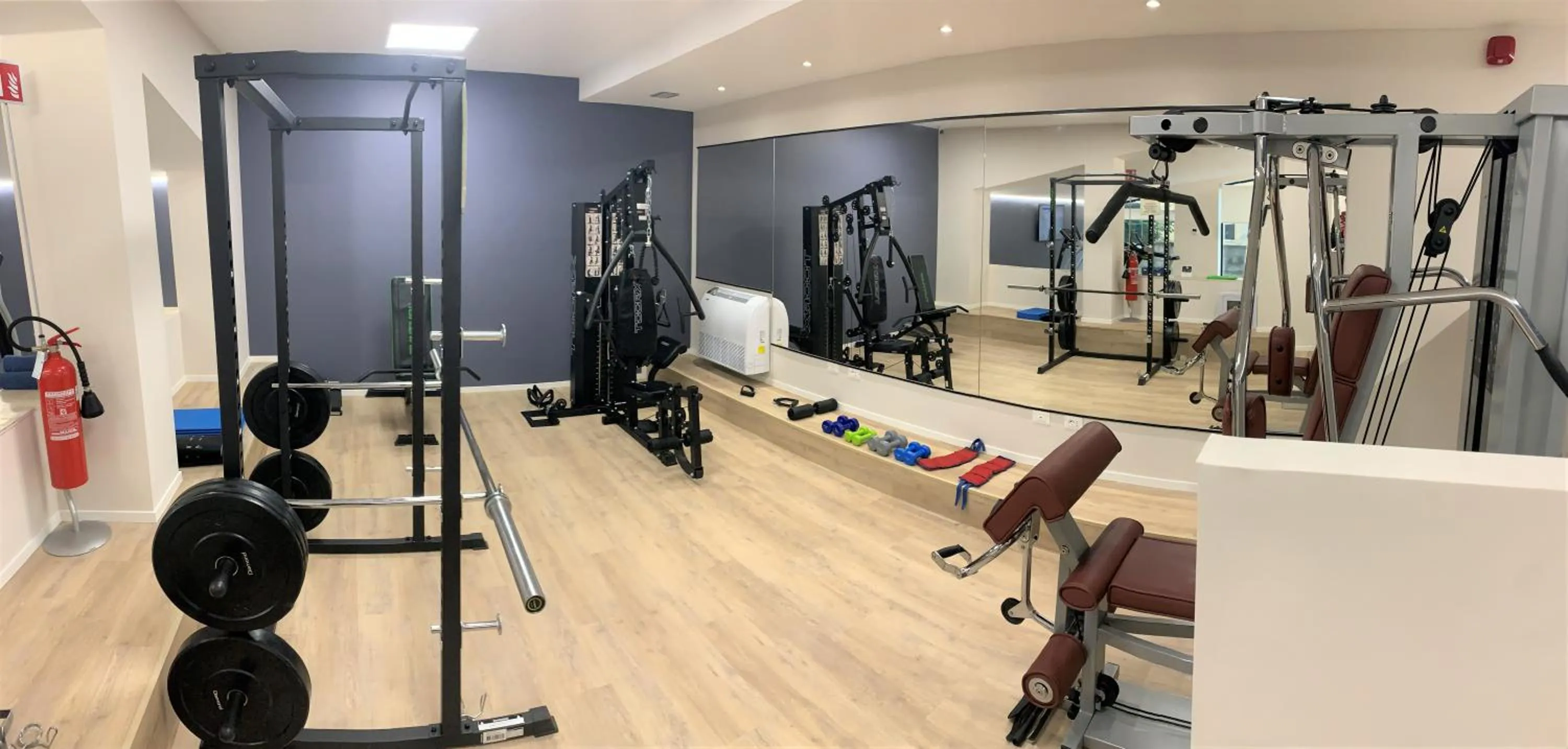 Fitness centre/facilities in Hotel Leon d'Oro