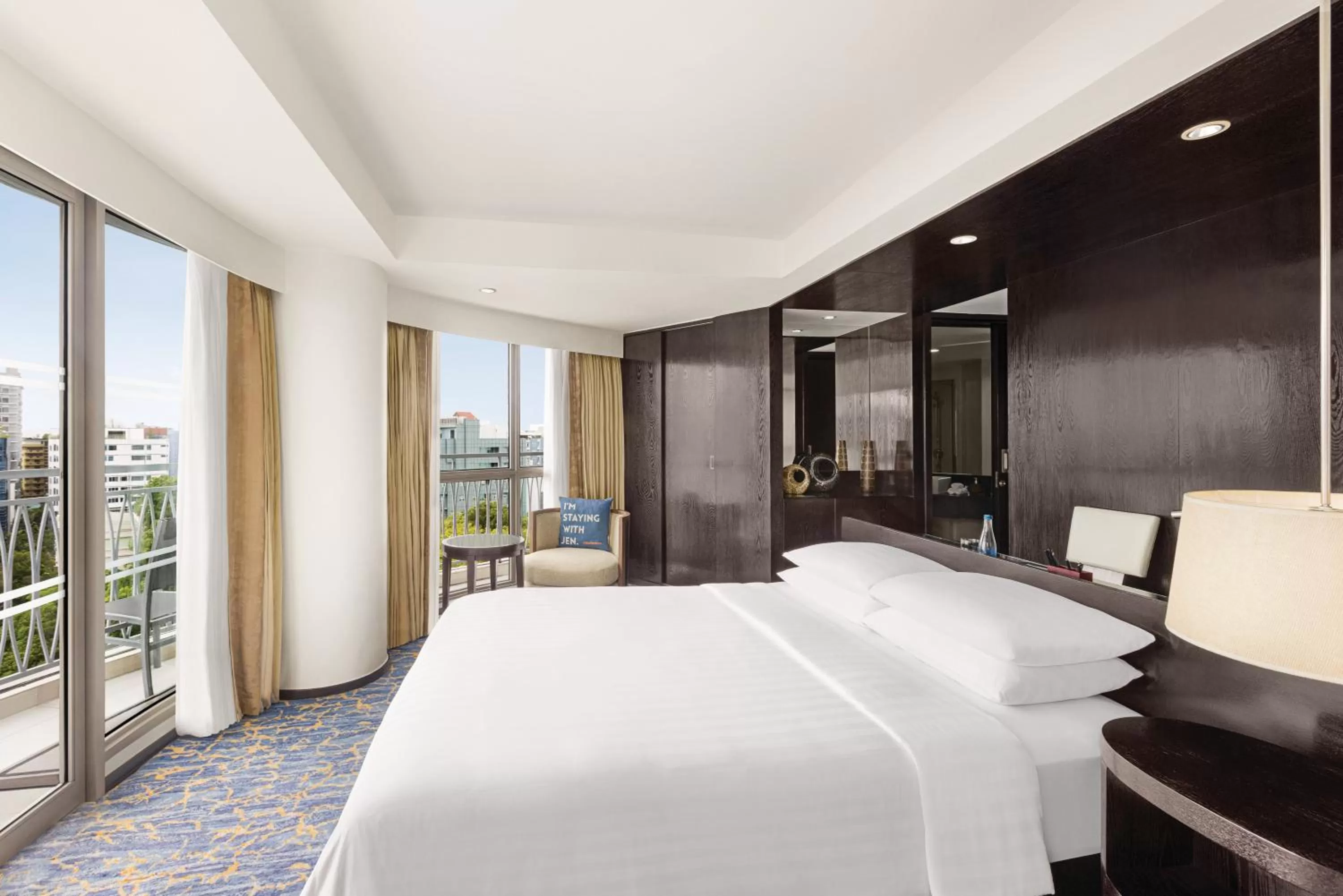 Bedroom, Bed in Jen Maldives Male by Shangri-La