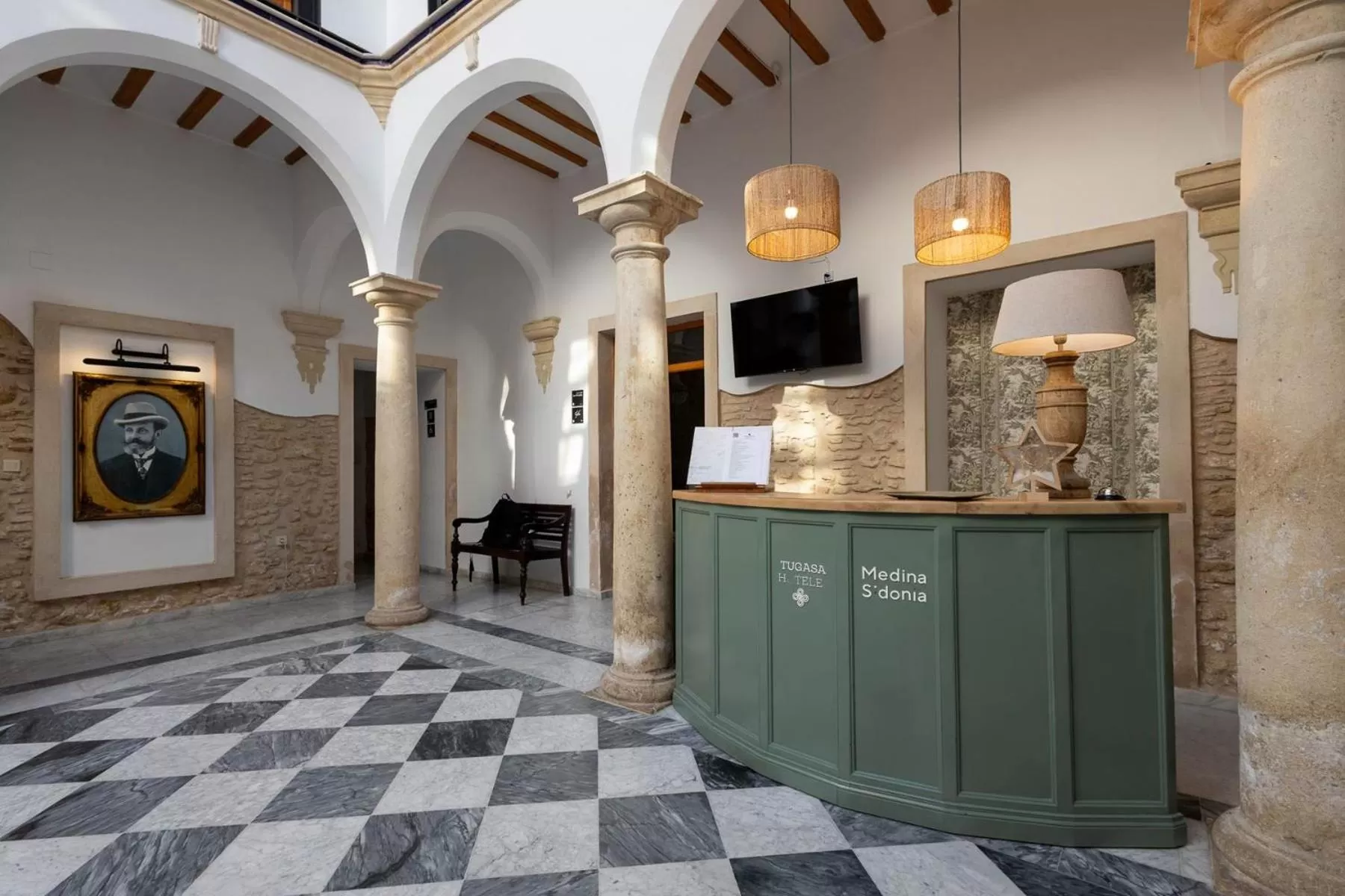 Lobby or reception in Hotel Tugasa Casa Palacio Medina Sidonia