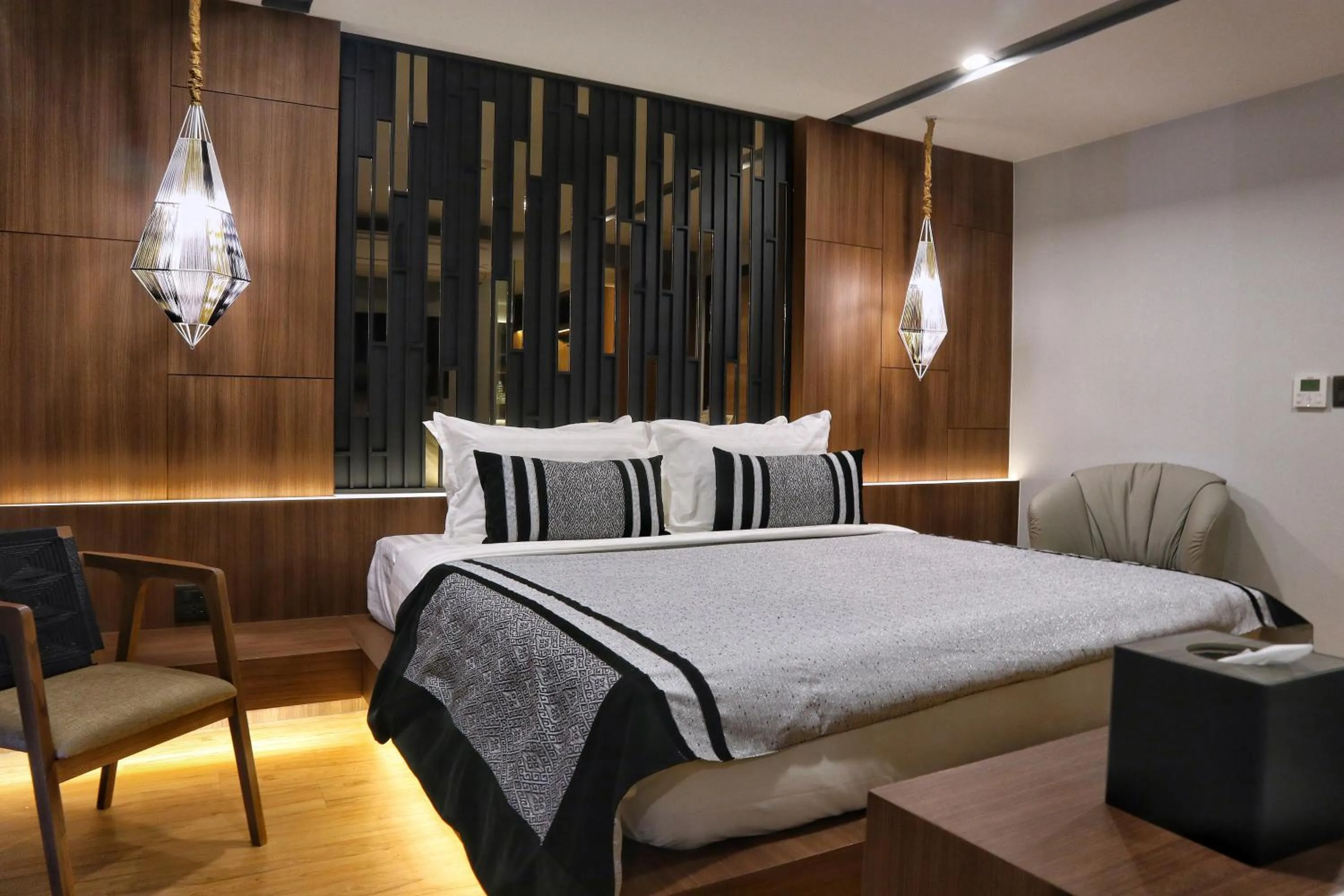 Decorative detail, Bed in Stay with Nimman Chiang Mai