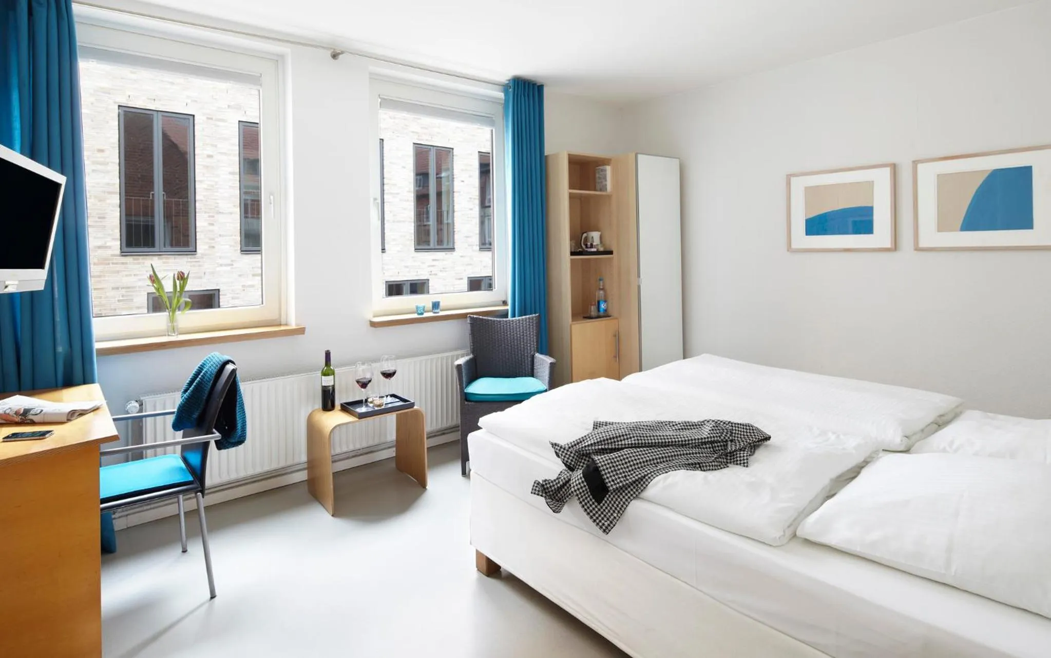 Day, Bed in Hotel an der Marienkirche