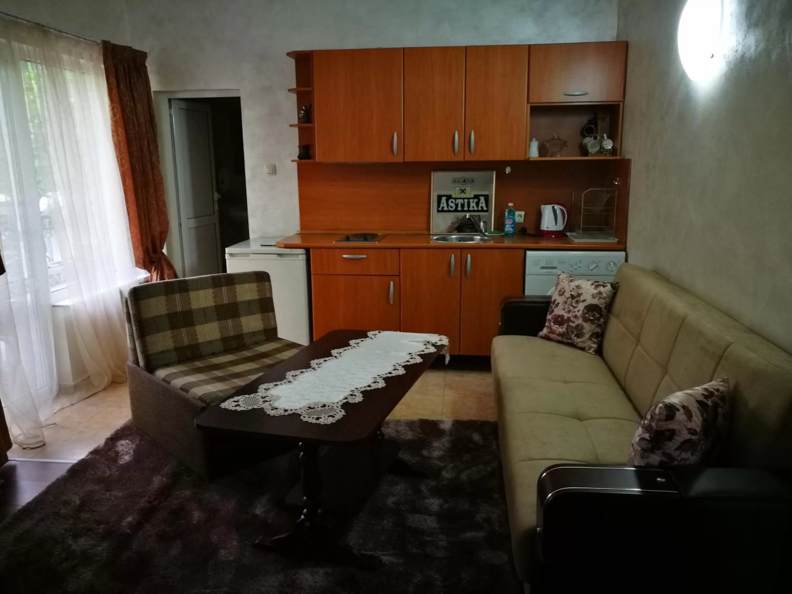 Kitchen or kitchenette in Hotel Paradise