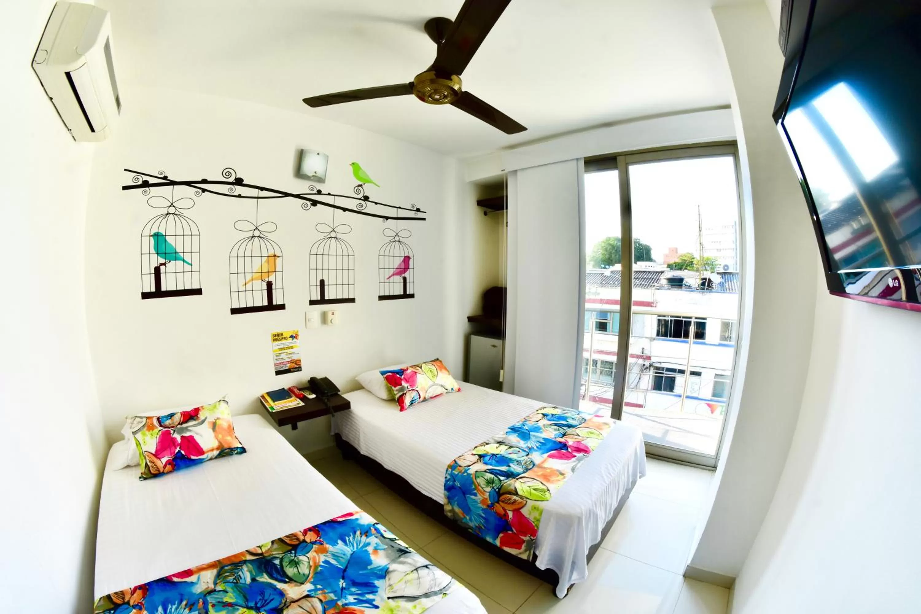 Bed in Hotel Florida Sincelejo