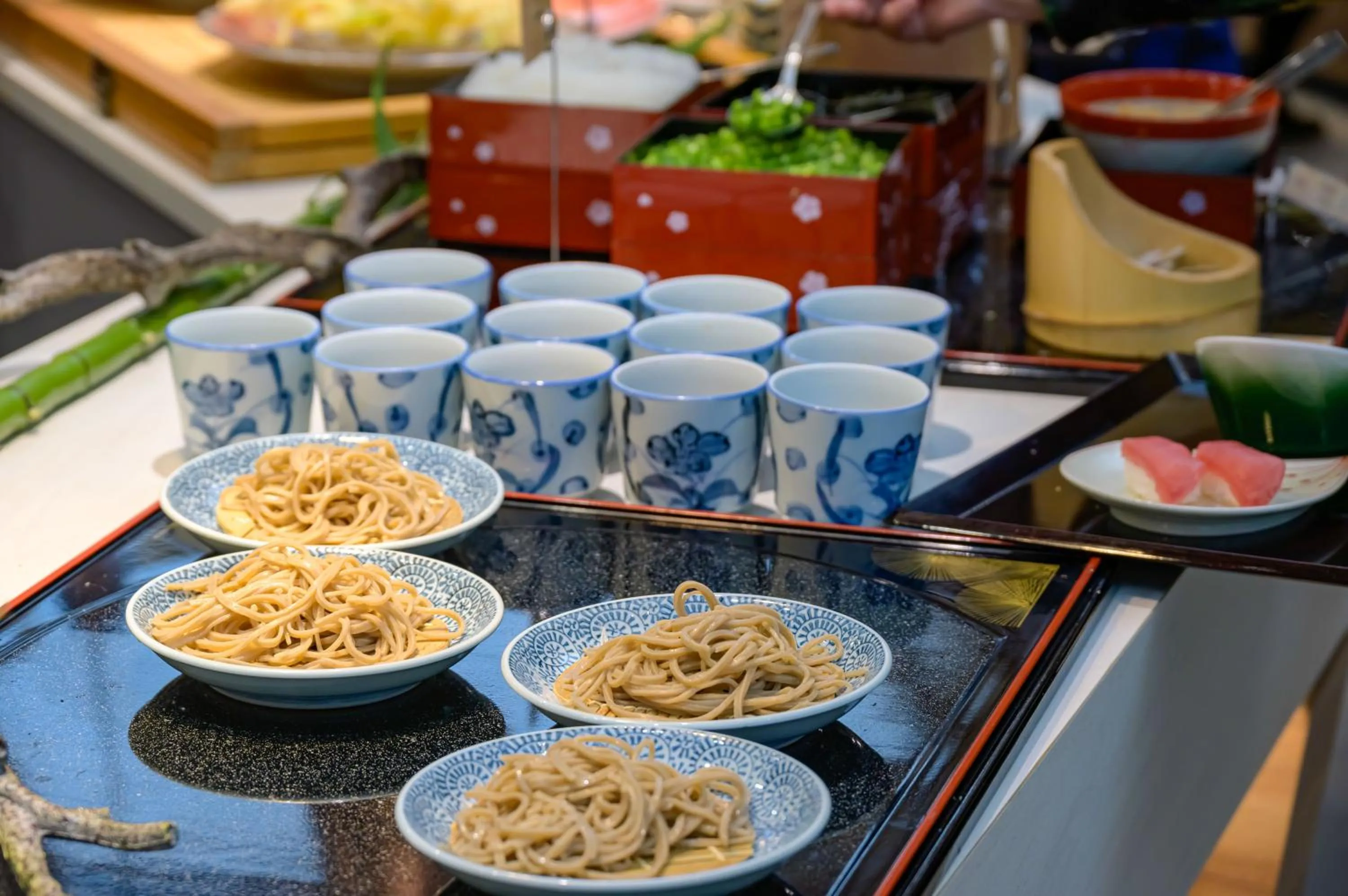 Food and drinks in Senkeien Tsukioka Hotel