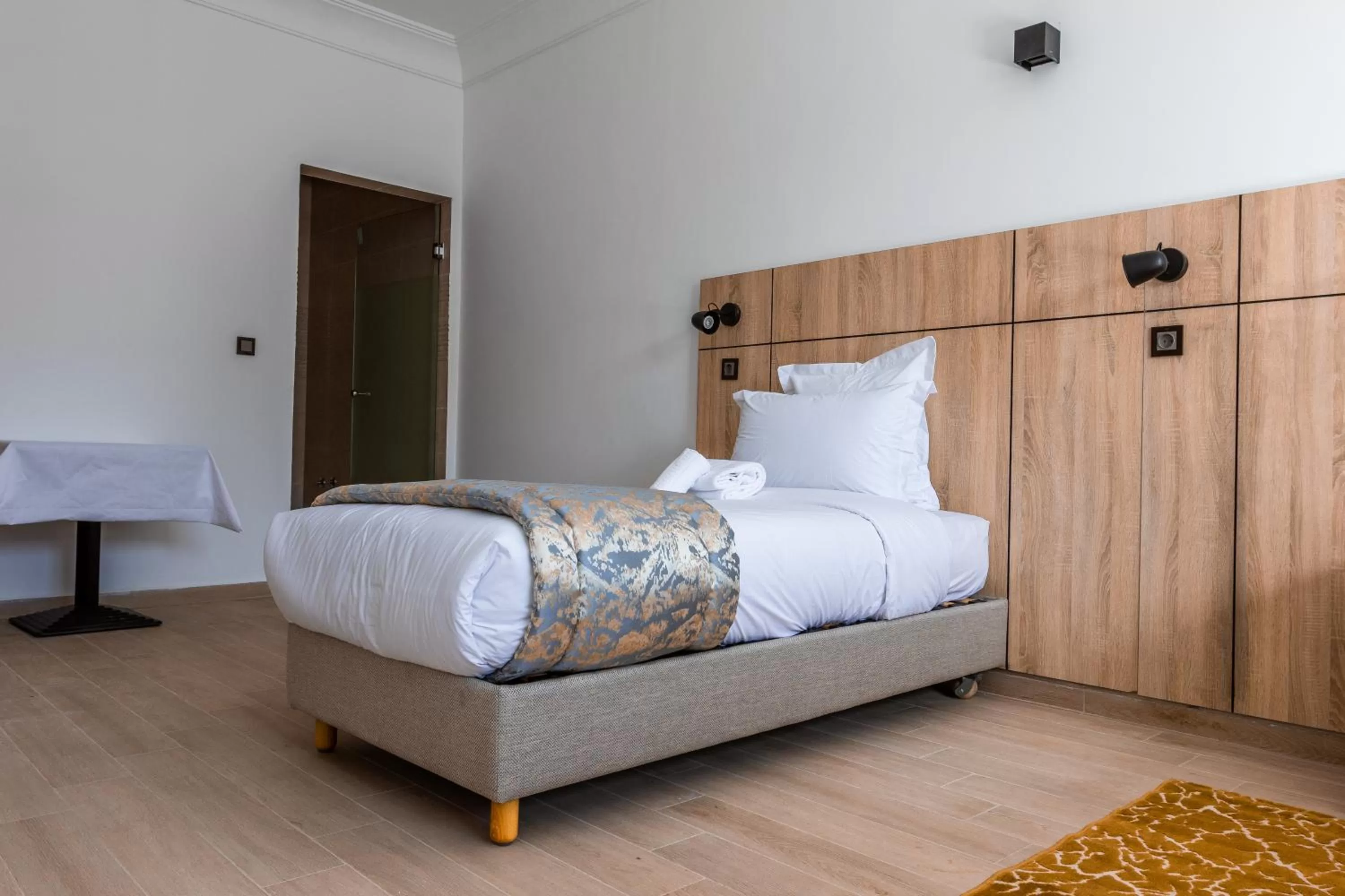 Bed in Karam City Hotel