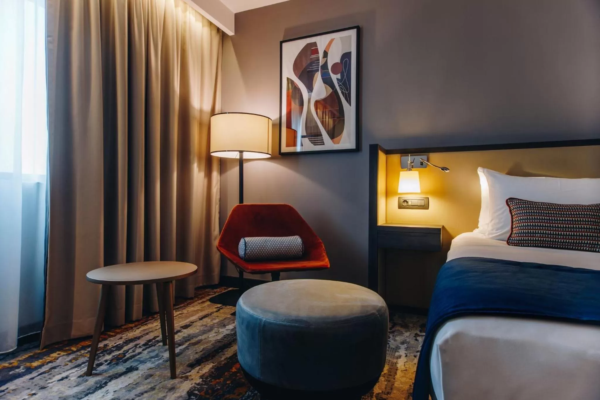 Photo of the whole room, Bed in Crowne Plaza Belgrade by IHG