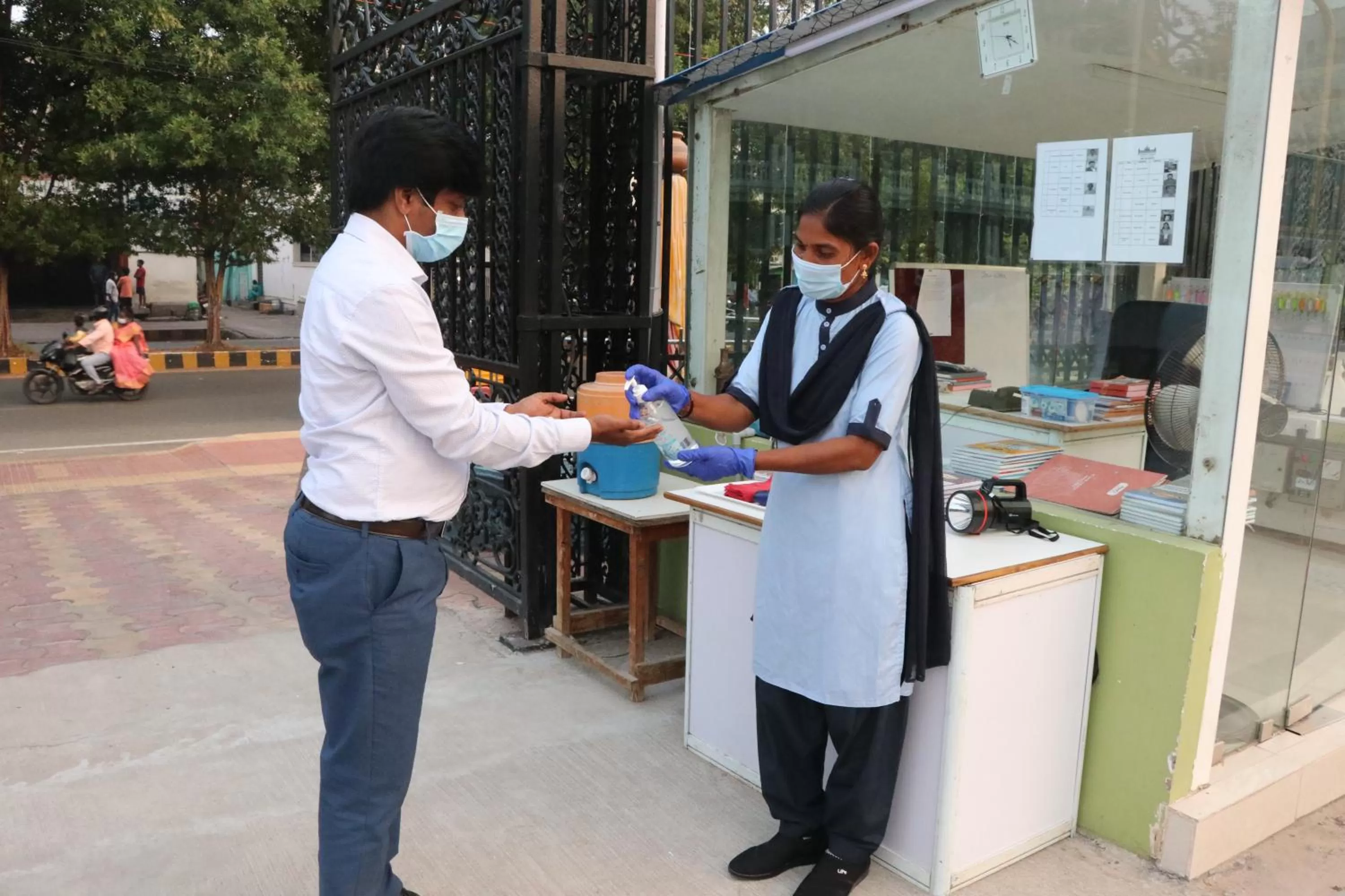 Facade/entrance in Gadiraju Palace Convention Centre & Hotel