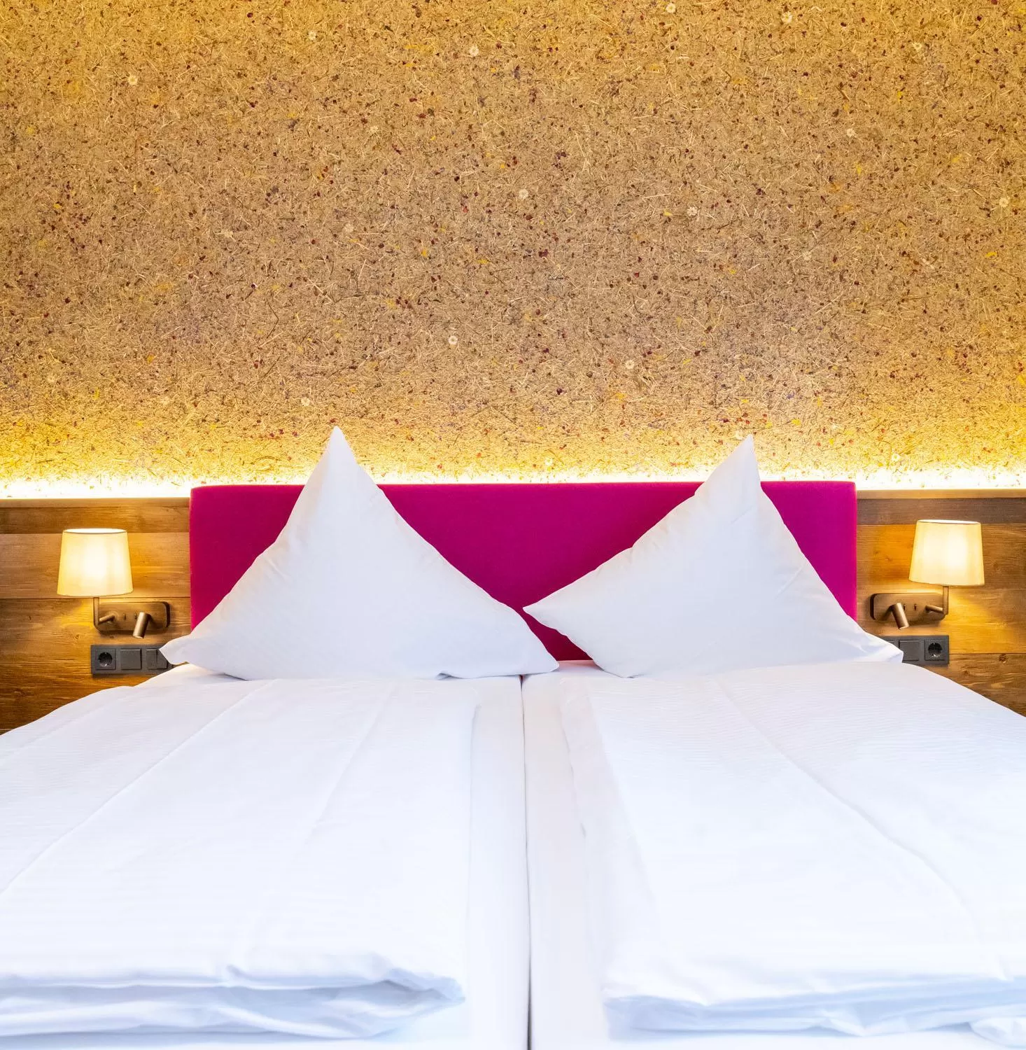 Bed in Hotel Waldmühle