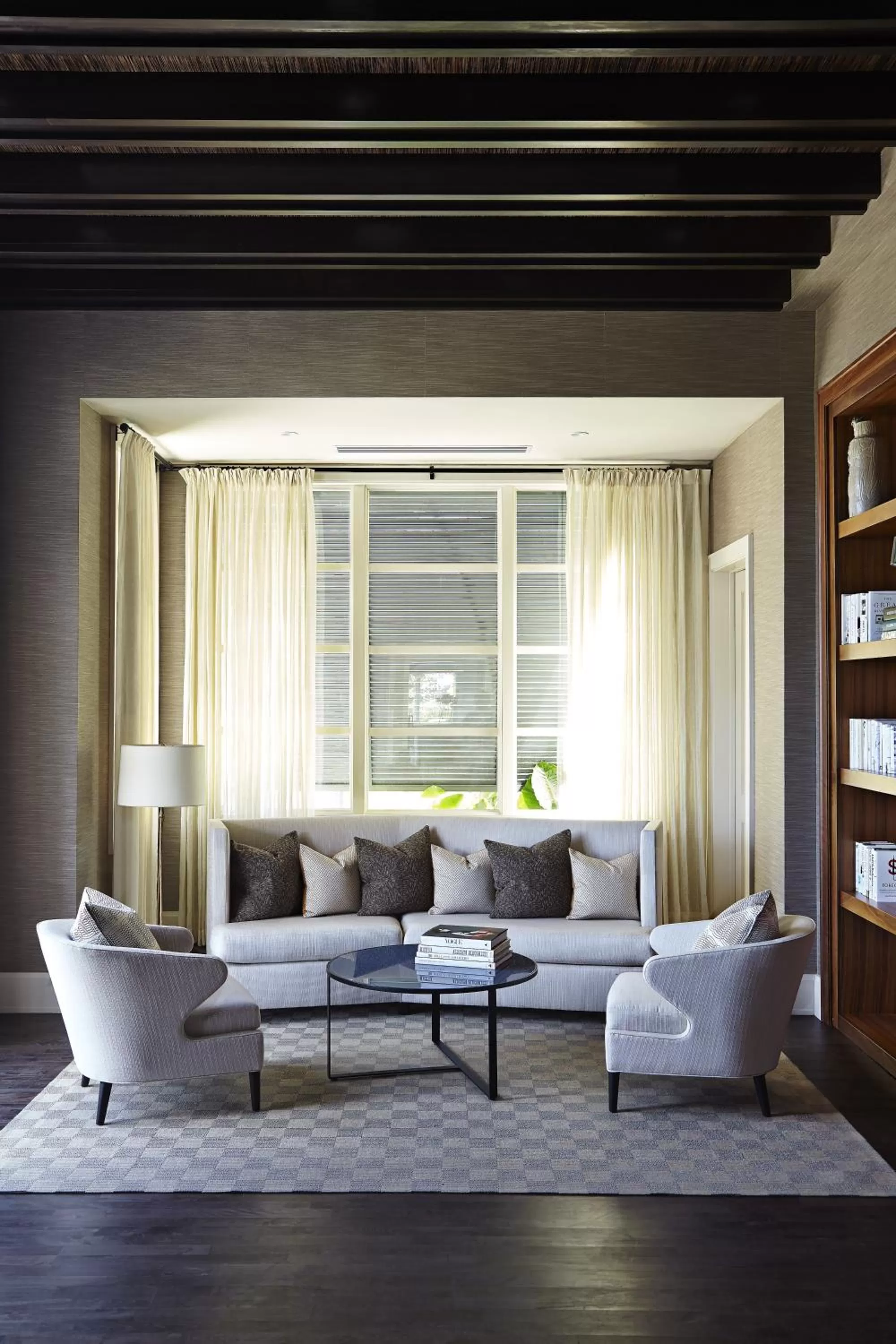 Living room in The Island House