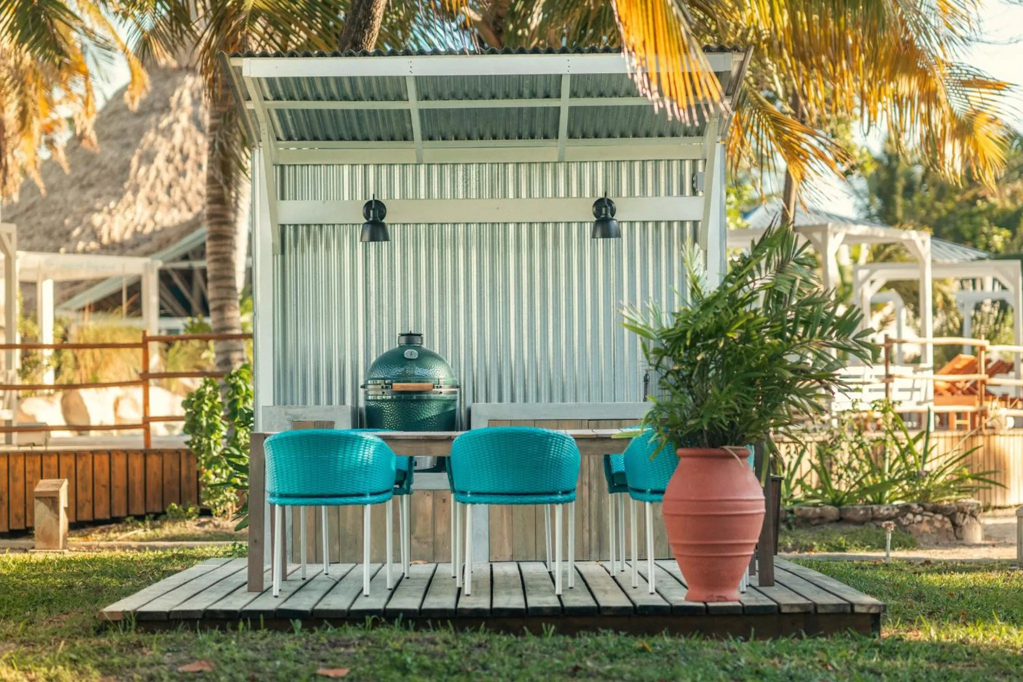 BBQ facilities in Margaritaville Beach Resort Ambergris Caye - Belize