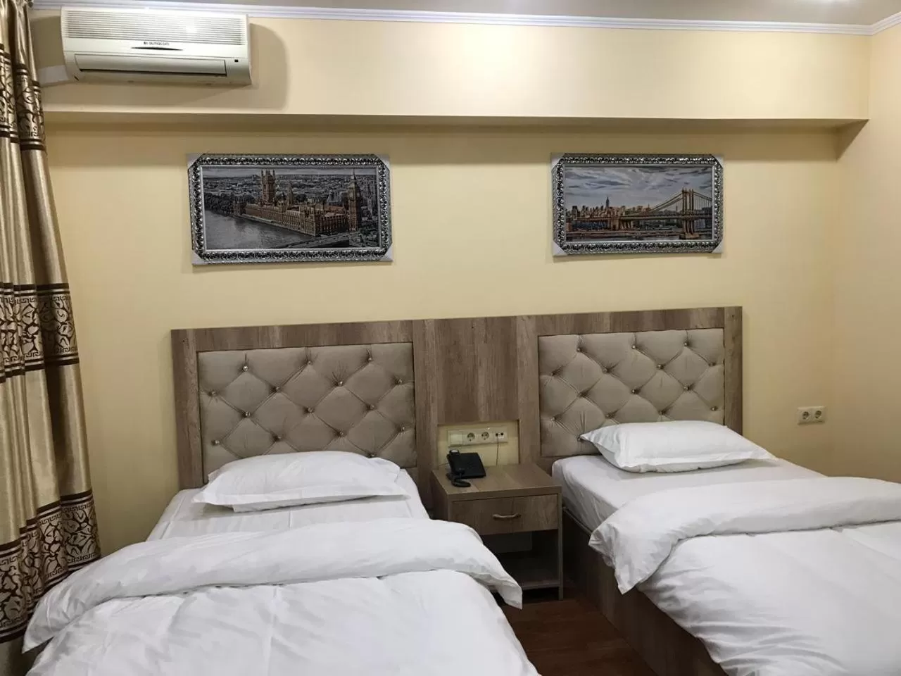 Bed in Altai Business Hotel