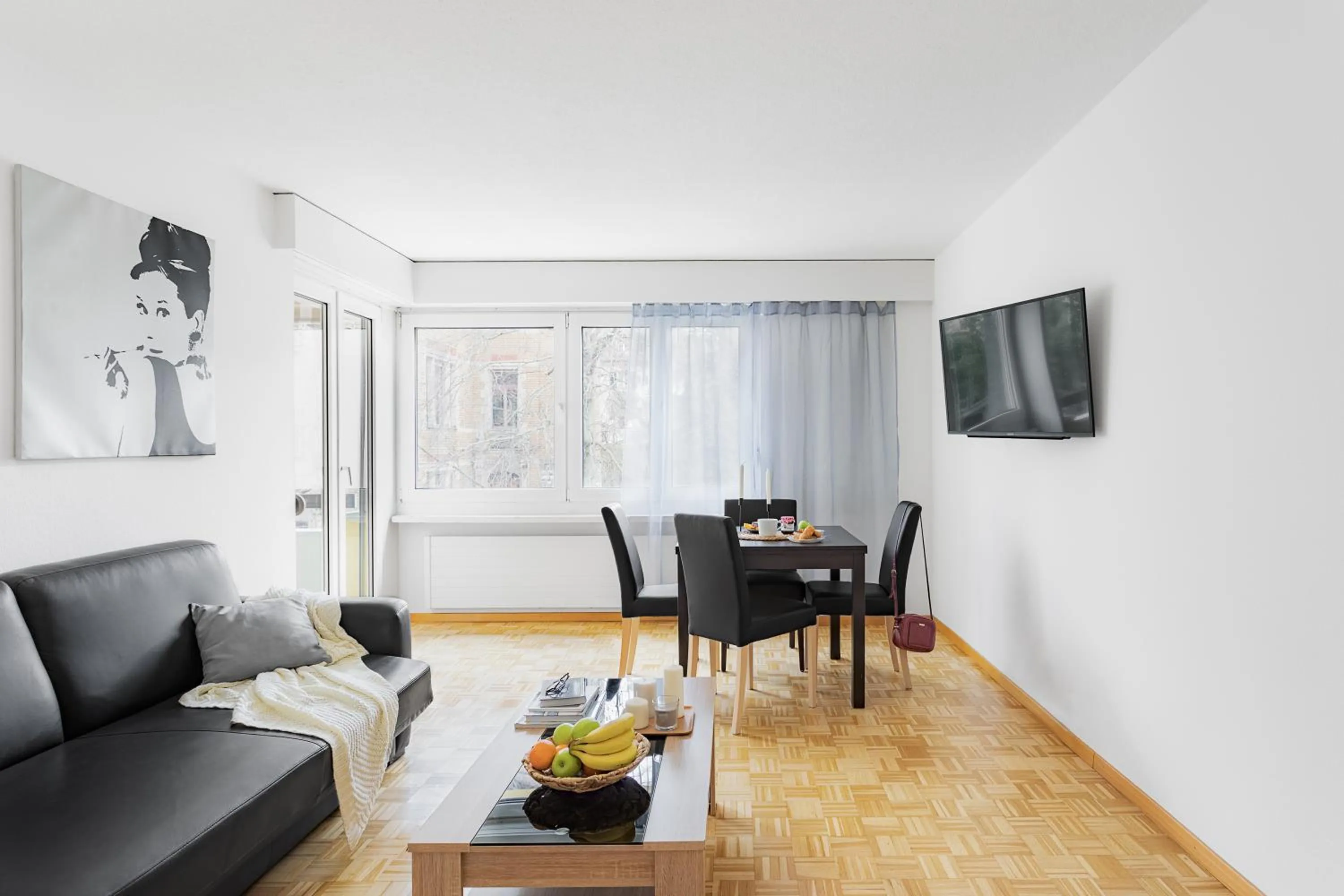 Living room in Swiss Star Zurich Oerlikon - Self Check-In