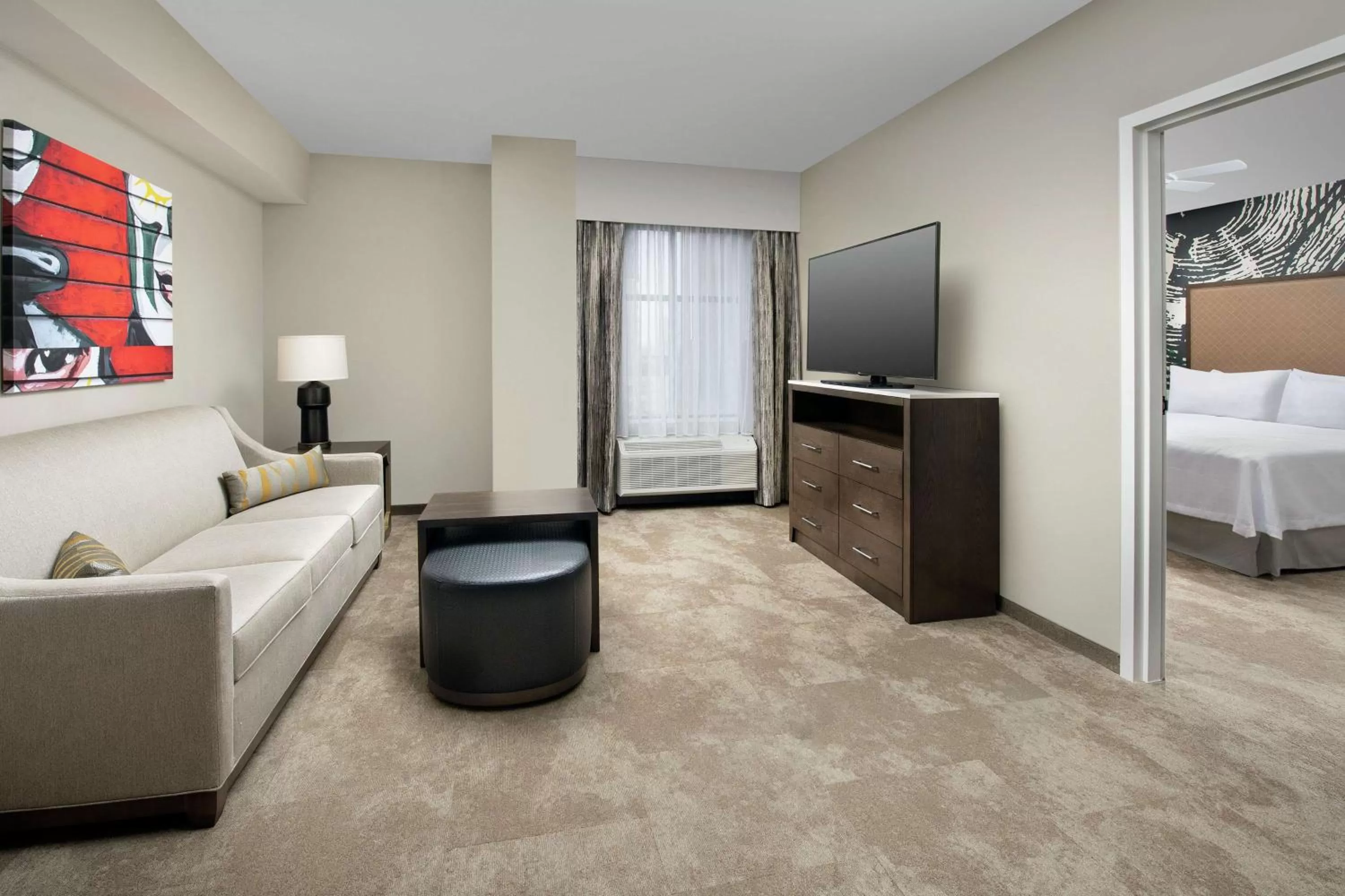 TV and multimedia, Bed in Homewood Suites by Hilton Austin Downtown