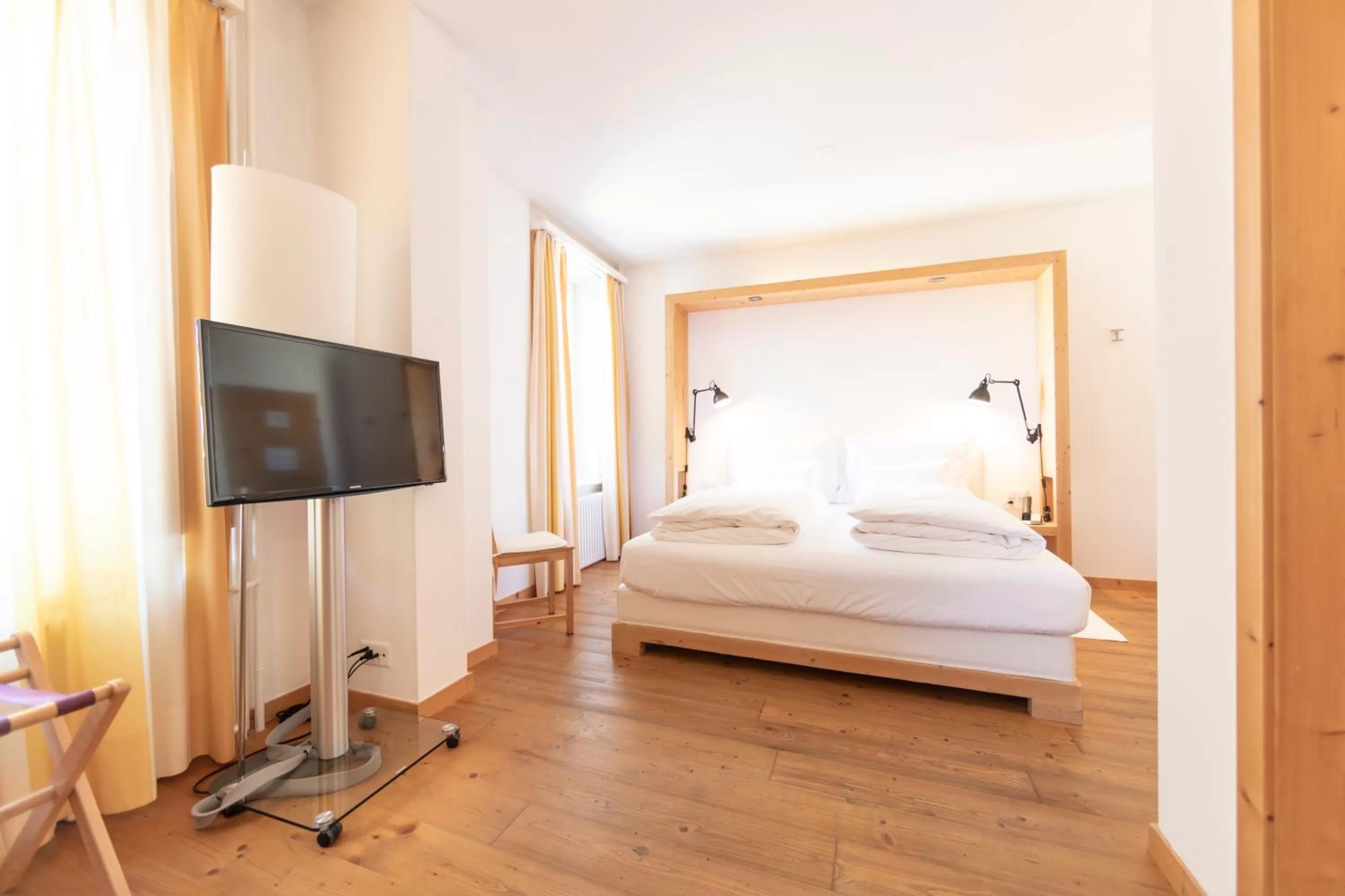 Bed in Hotel Müller - mountain lodge