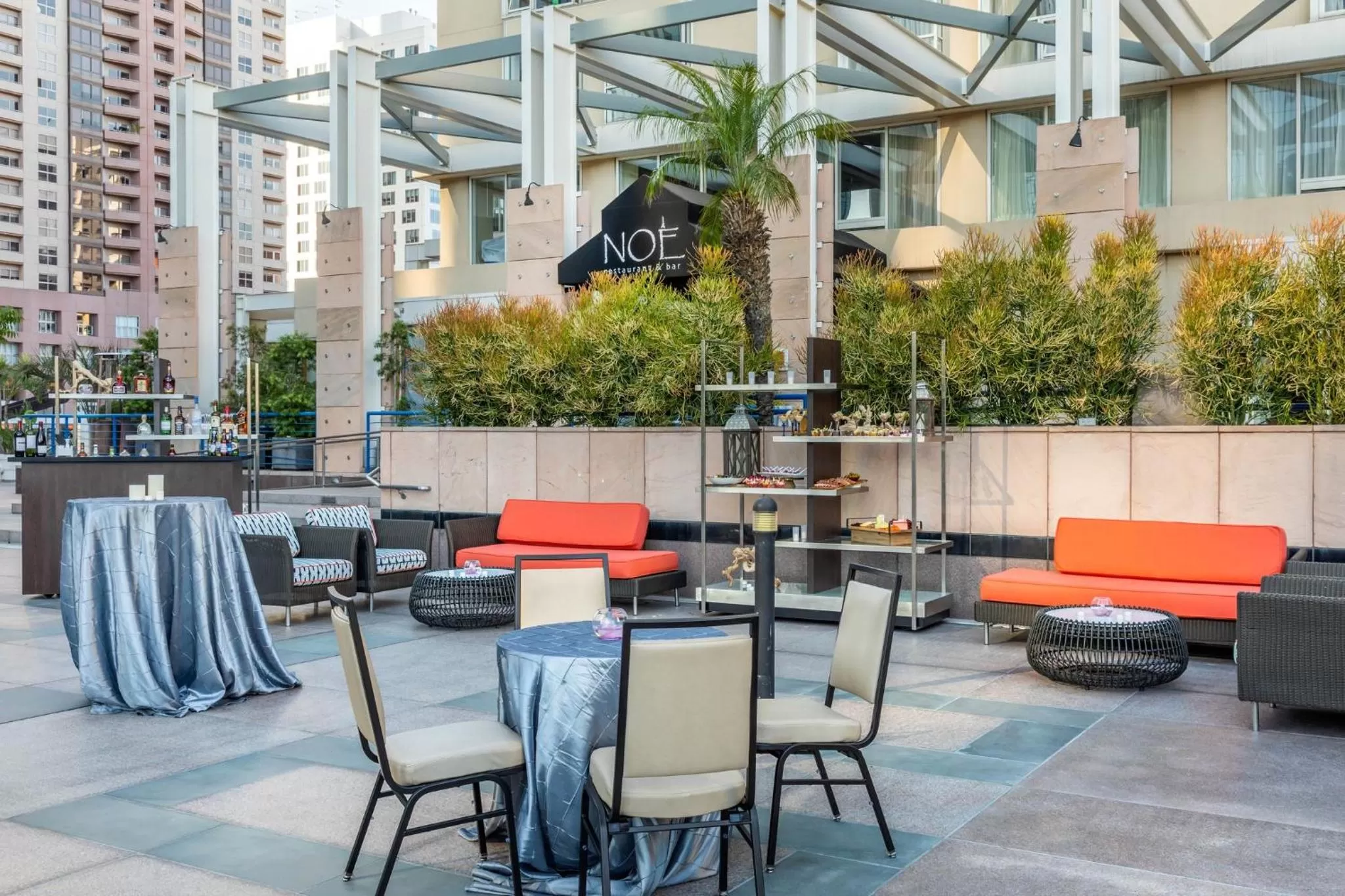 Balcony/Terrace in Omni Los Angeles Hotel