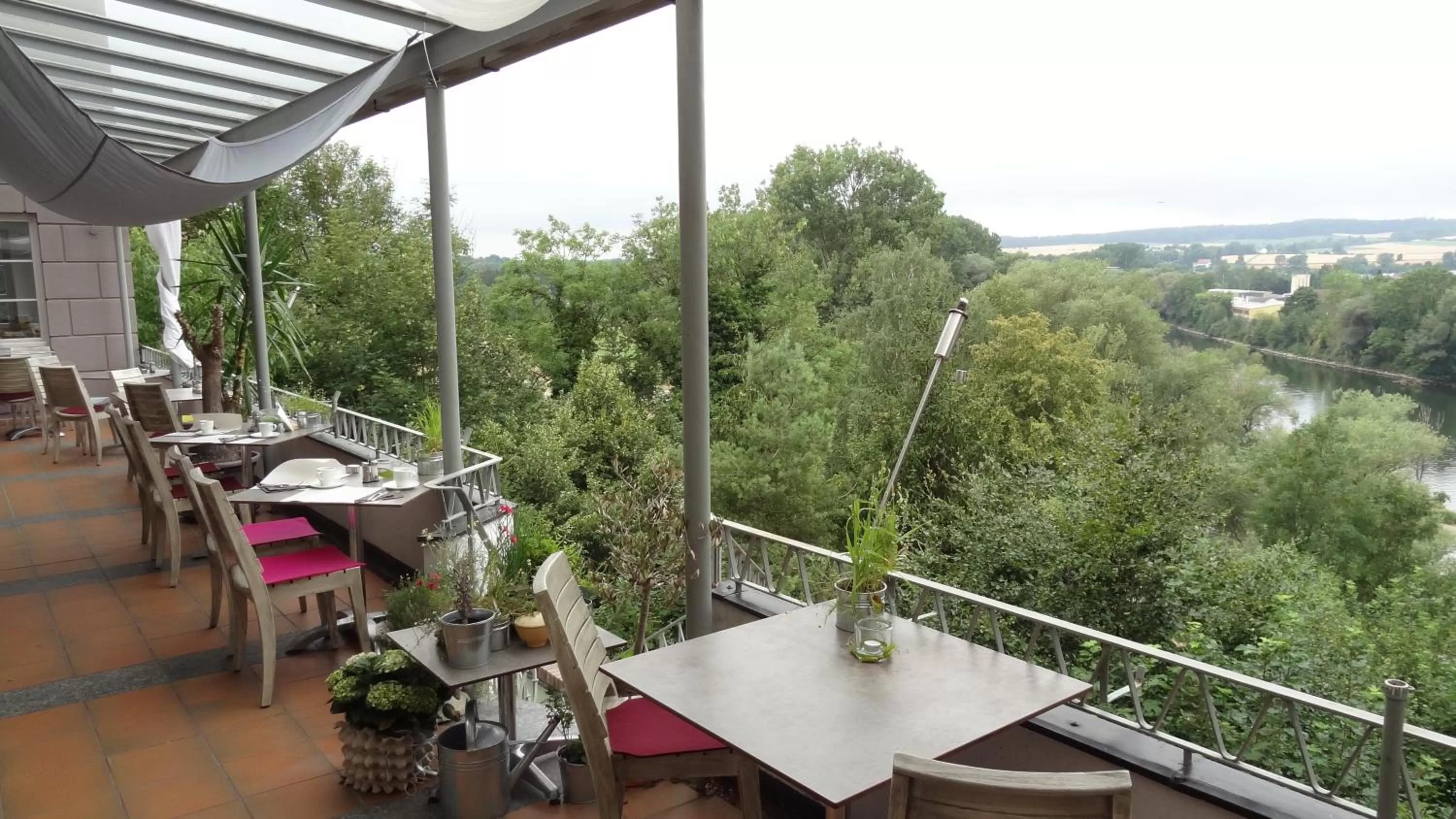 Natural landscape in aussicht bio hotel restaurant cafe