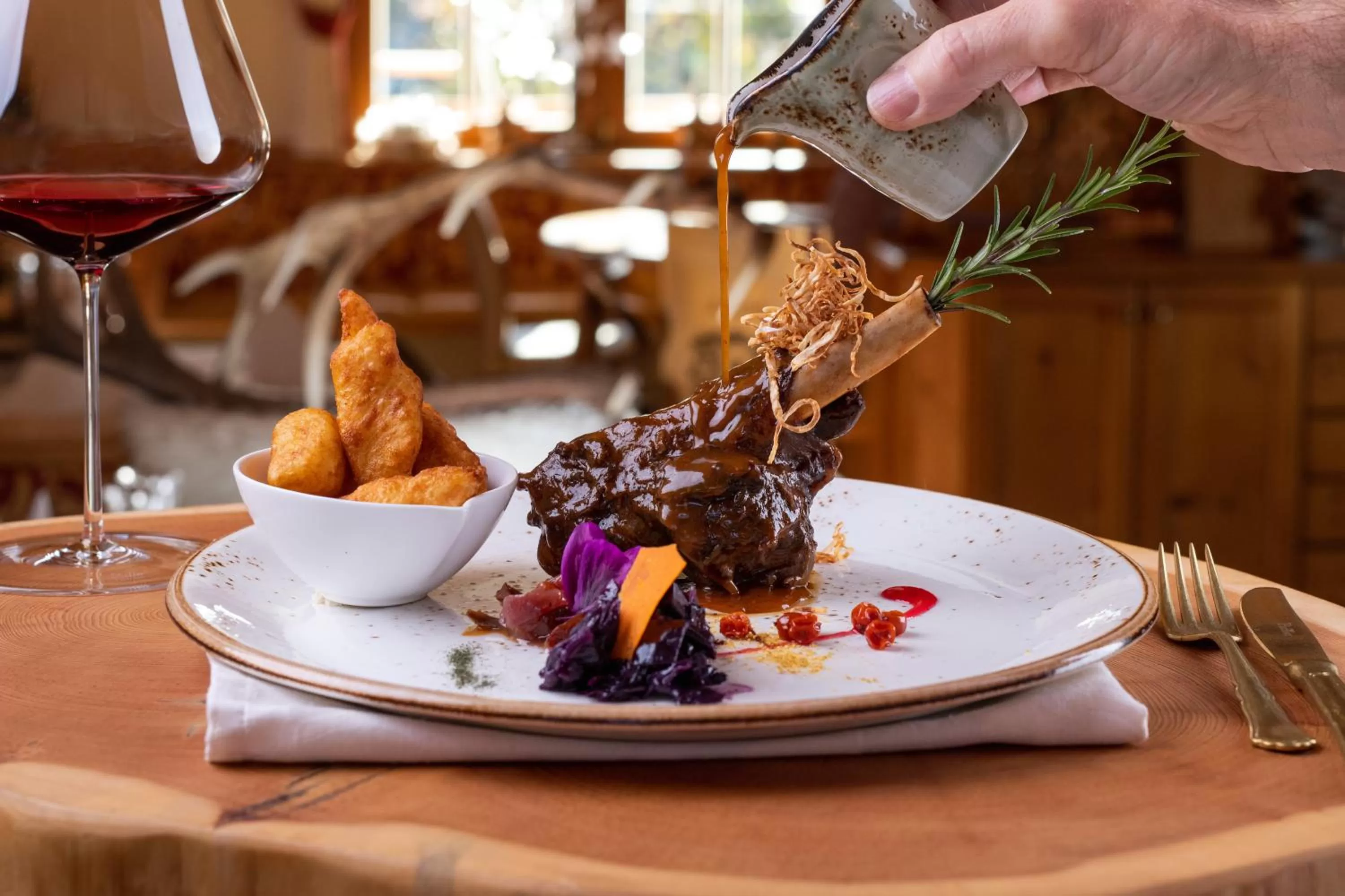 Food close-up in Hotel und Alpen Apartments mit Sauna - Bürglhöh
