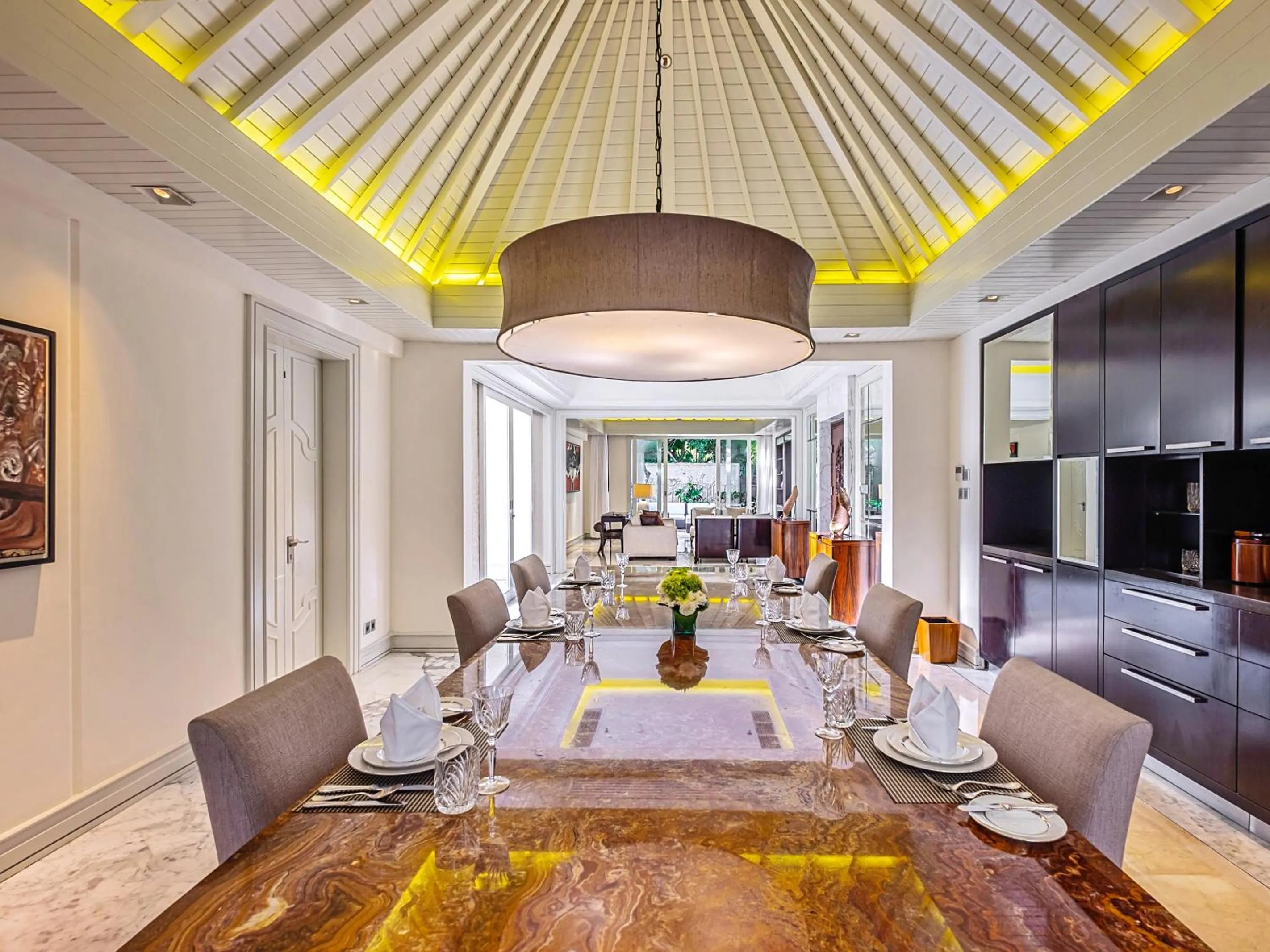 Dining area in Suites & Villas at Sofitel Bali