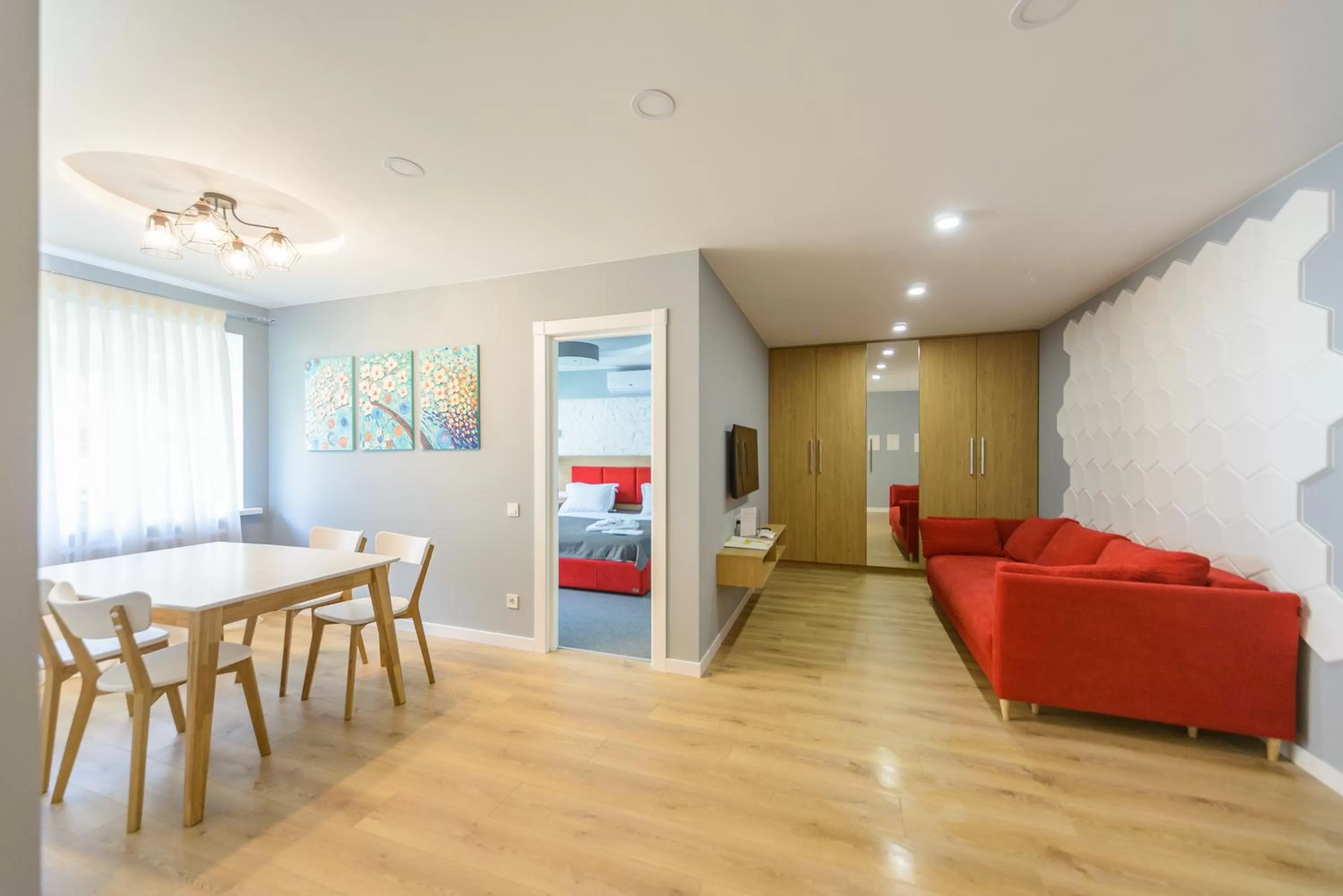 Living room, Dining Area in Partner Guest House