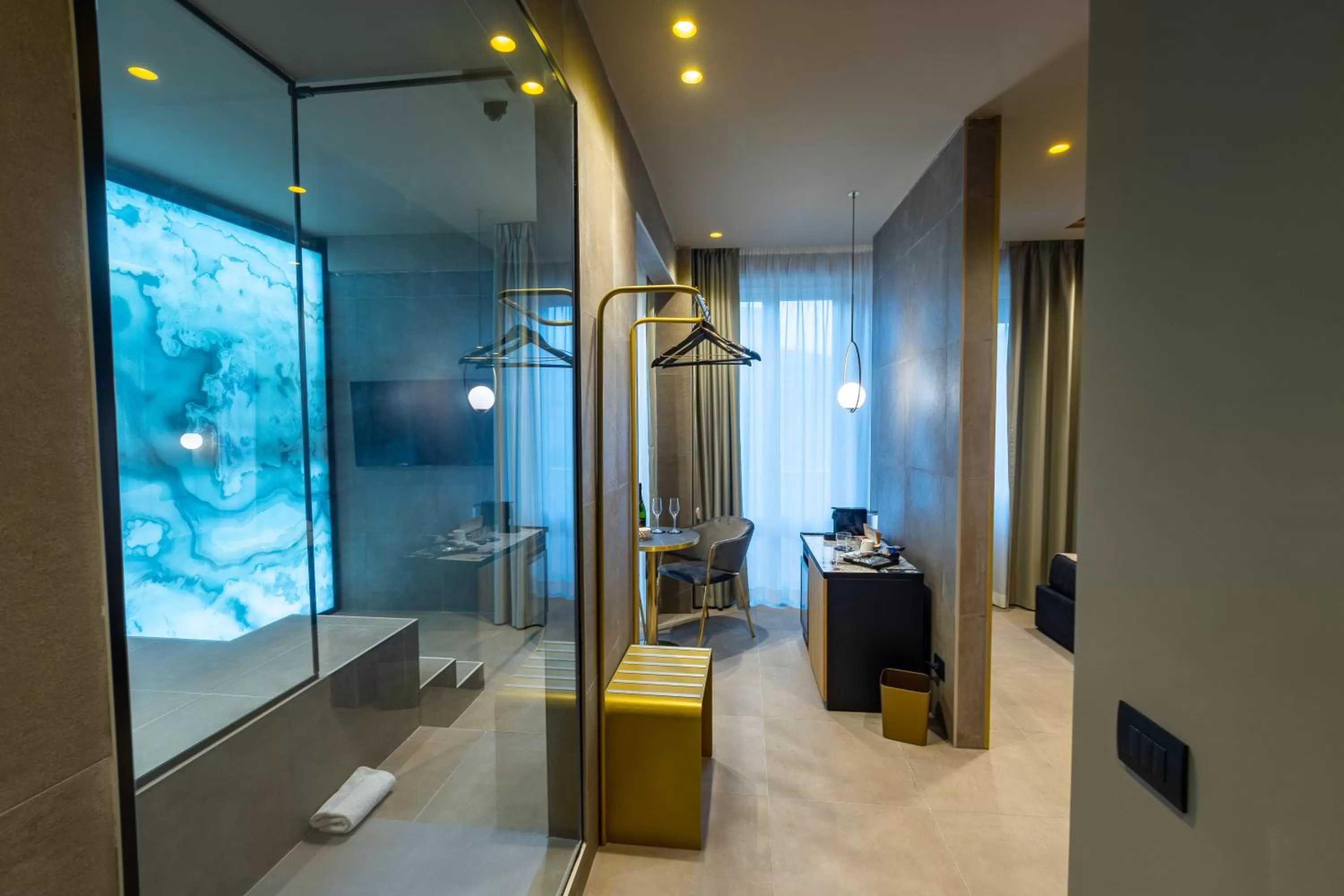 TV/Entertainment Center in GOLD SUITE&SPA