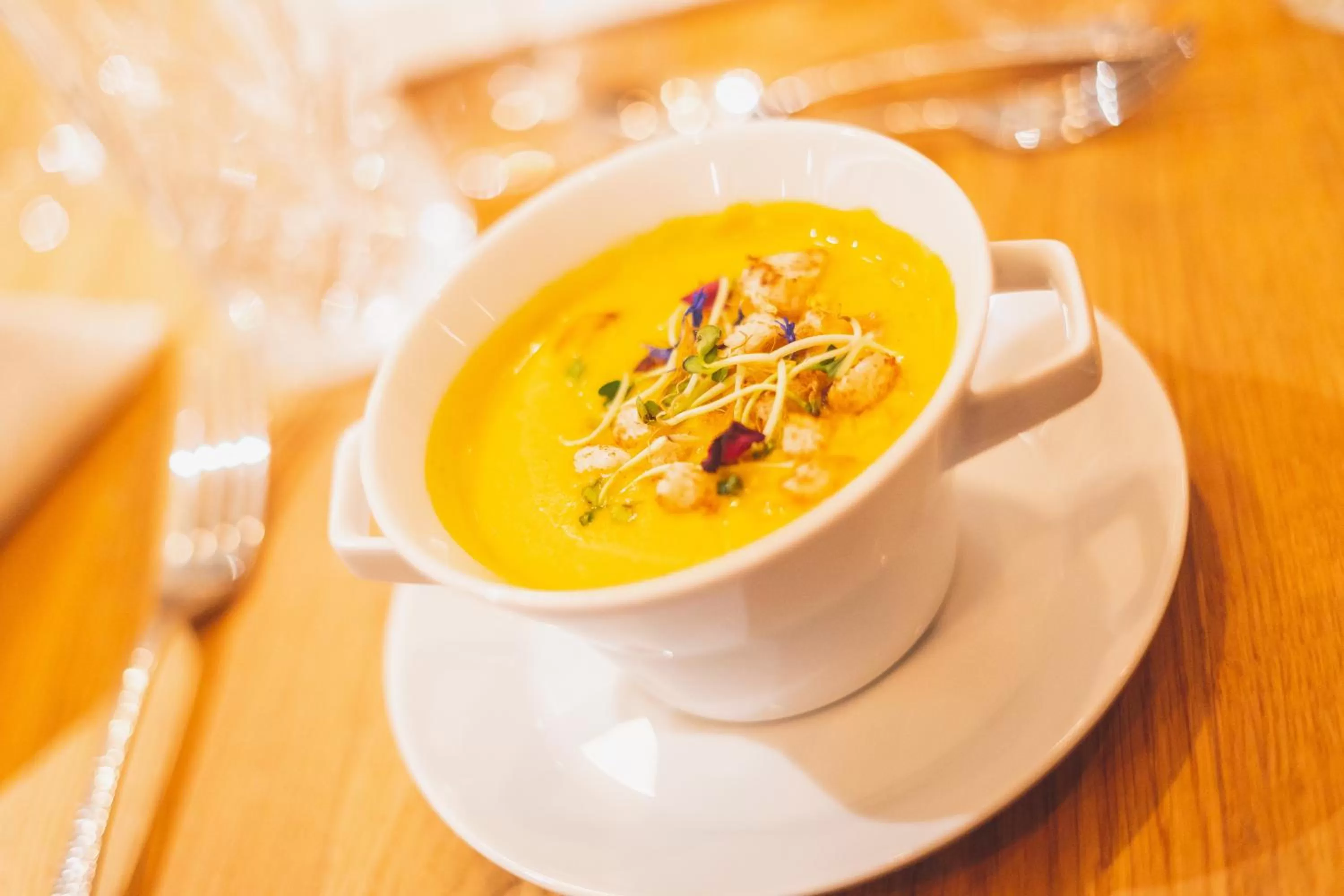 Food close-up in Hotel & Restaurant Posthalterei