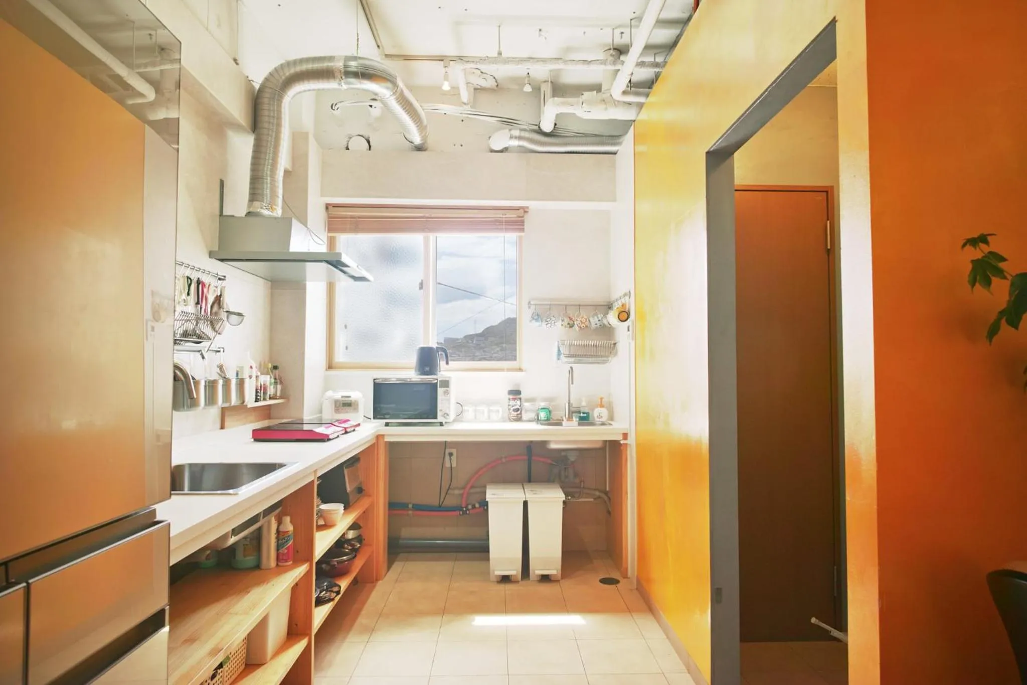 Kitchen or kitchenette in Hostel Casa Noda