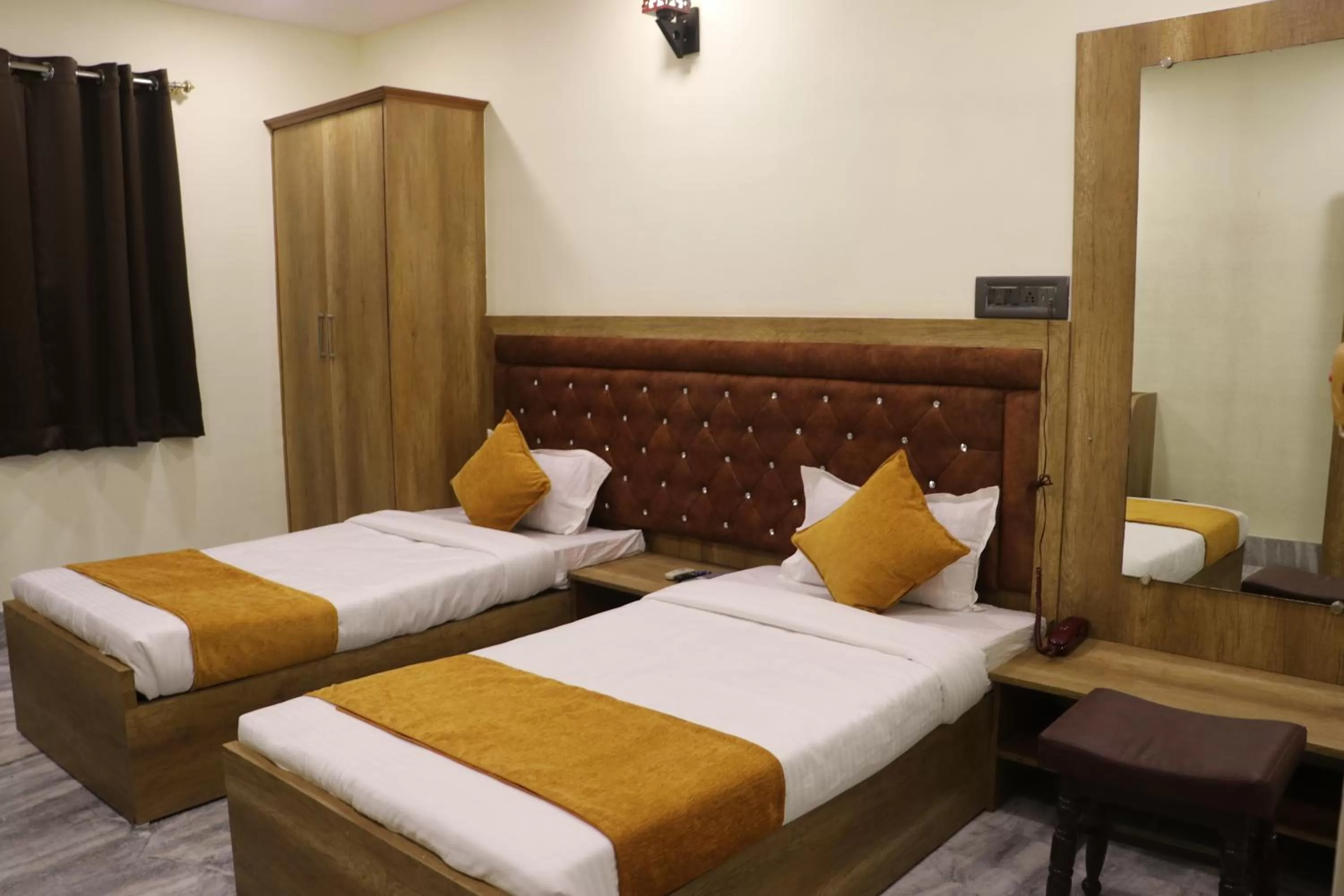 Bed in Hotel Grand Residency