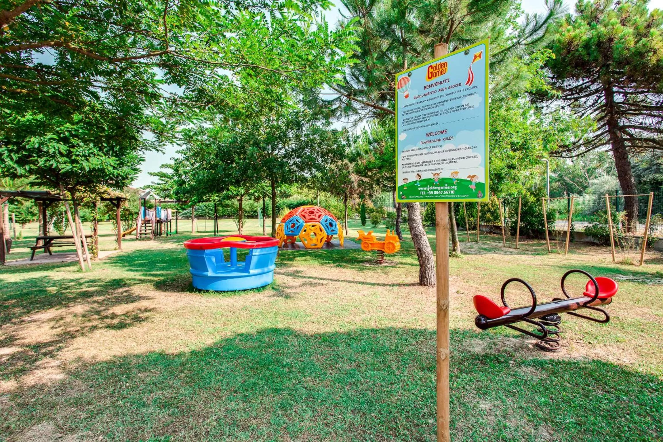 Children play ground in Aparthotel Costa Paradiso