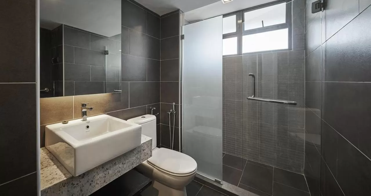 Bathroom in Tropics Eight Suites