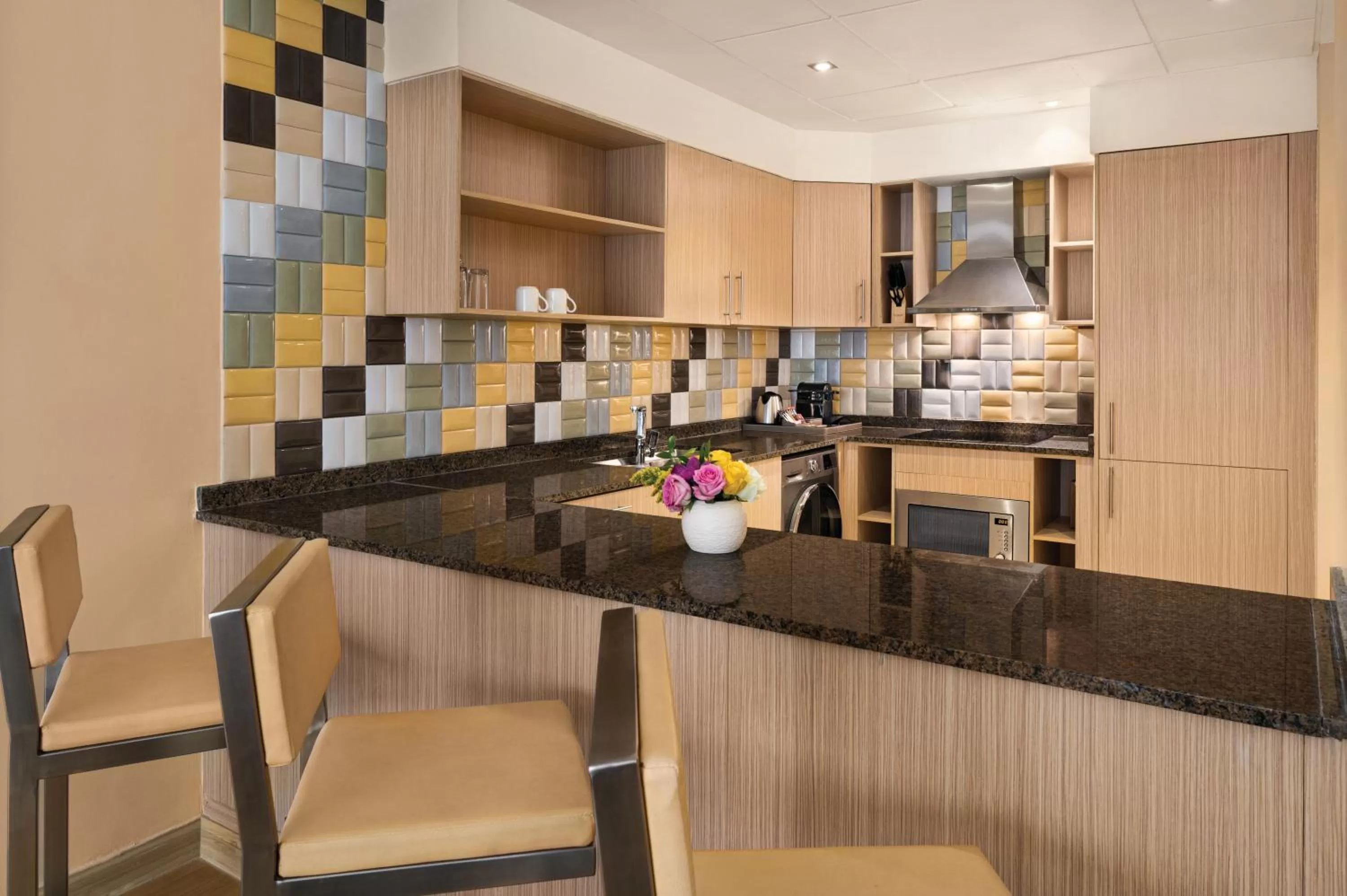 Kitchen or kitchenette in Wyndham Doha West Bay