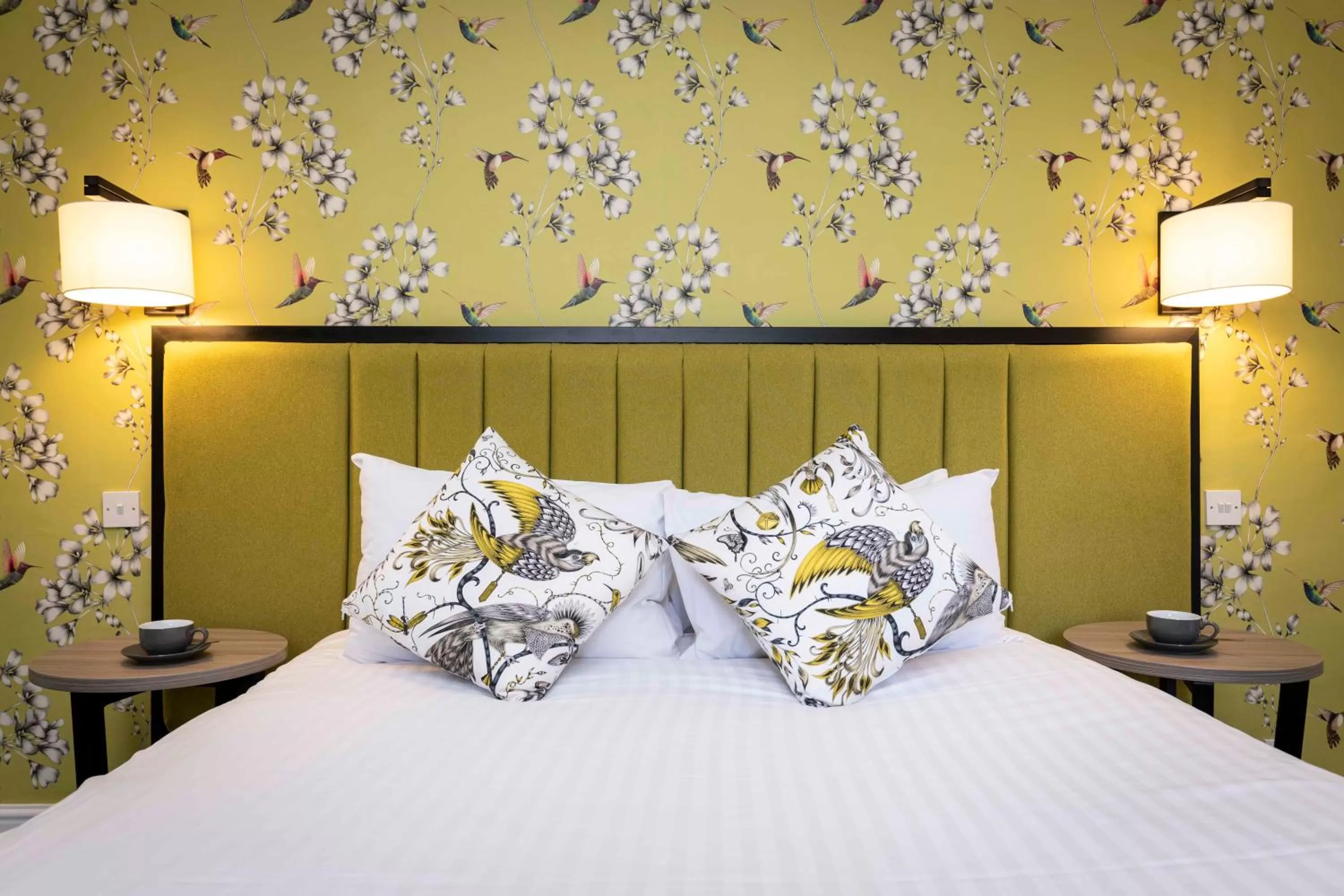 Bed in Wisteria Hotel