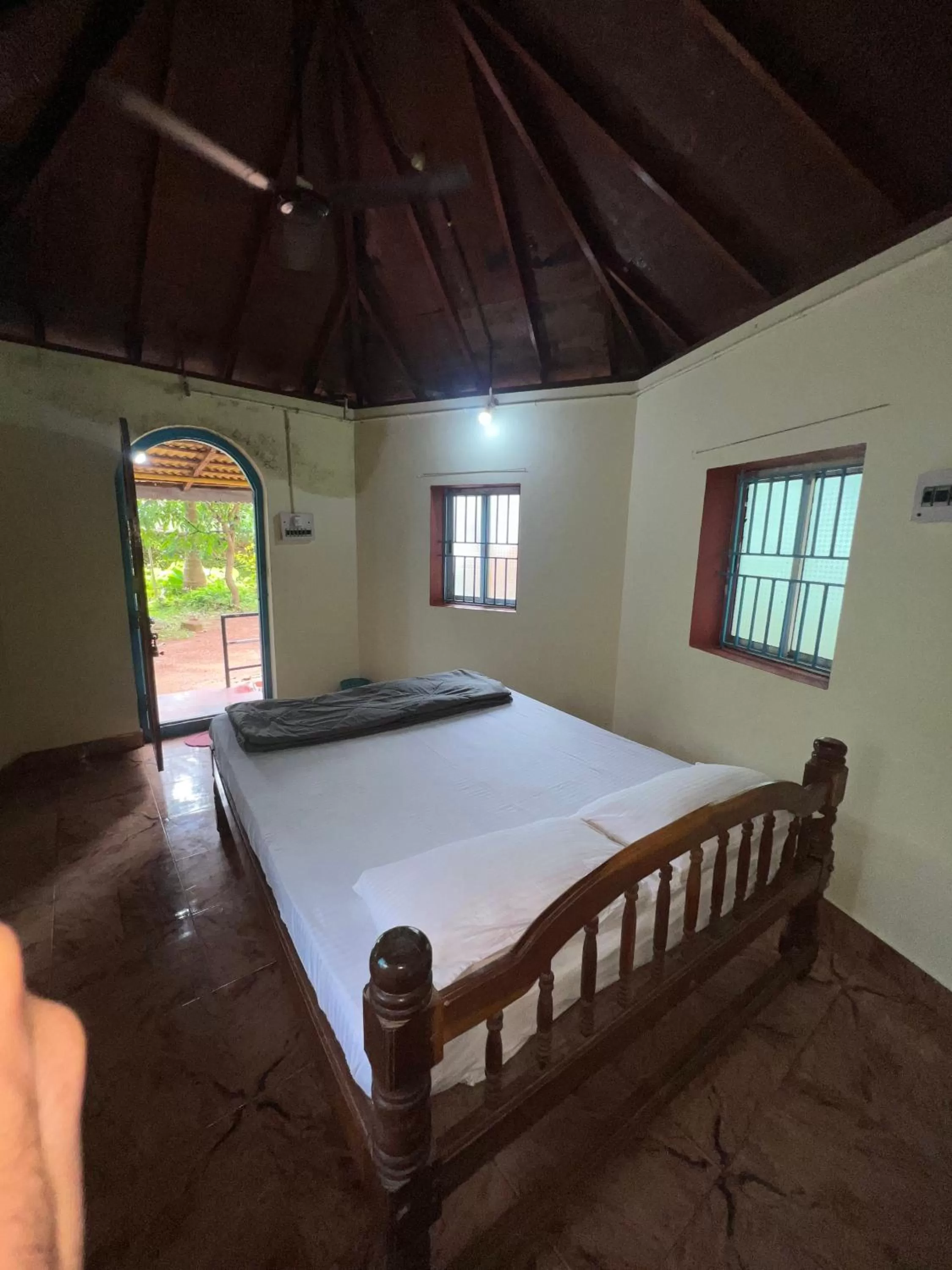 Bed in MID BEACH STAY Gokarna