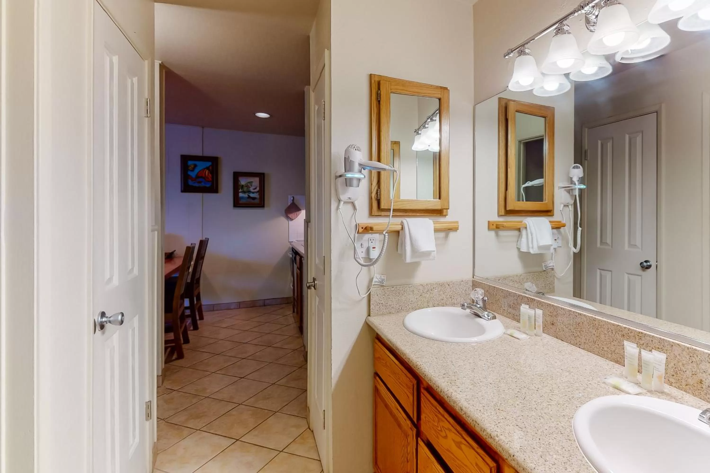 Bathroom in Life at the Lodge