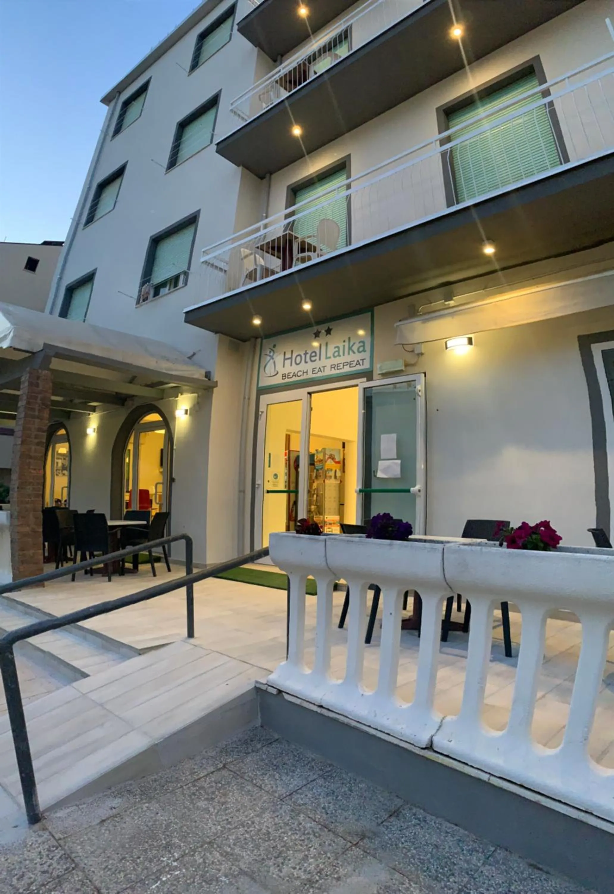 Property building in Hotel Laika