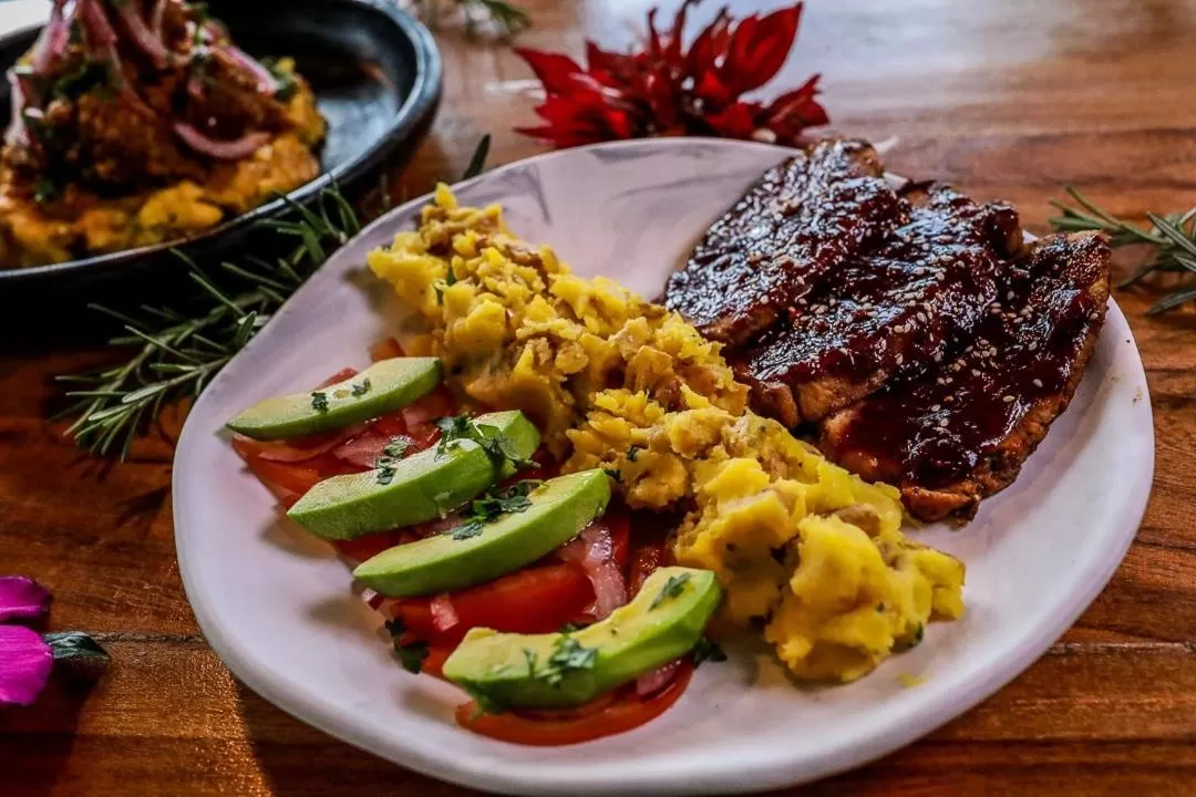 Food in Ecohotel Monte Tierra Habitaciones y Glamping