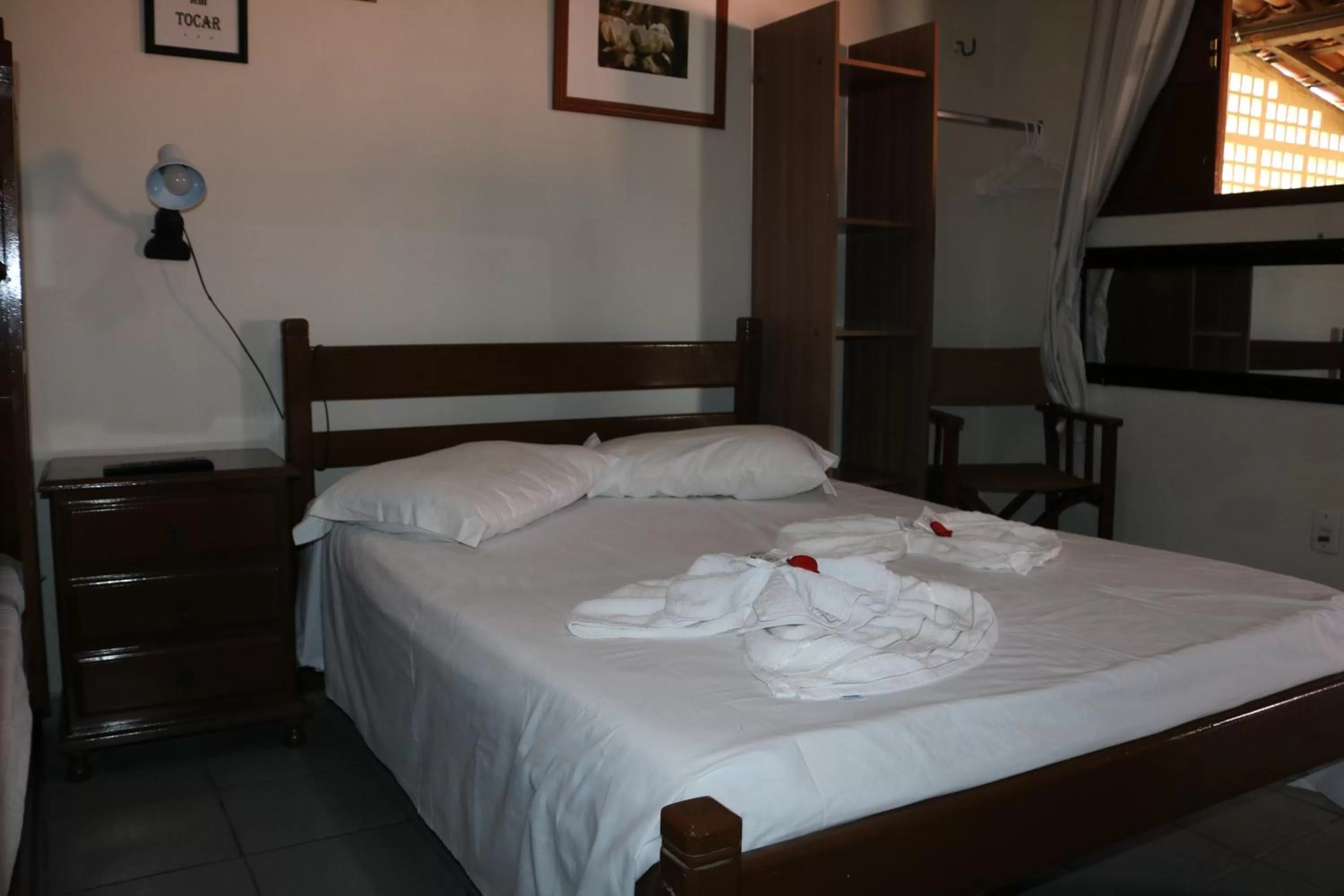 Bed in Pousada Flor Dália