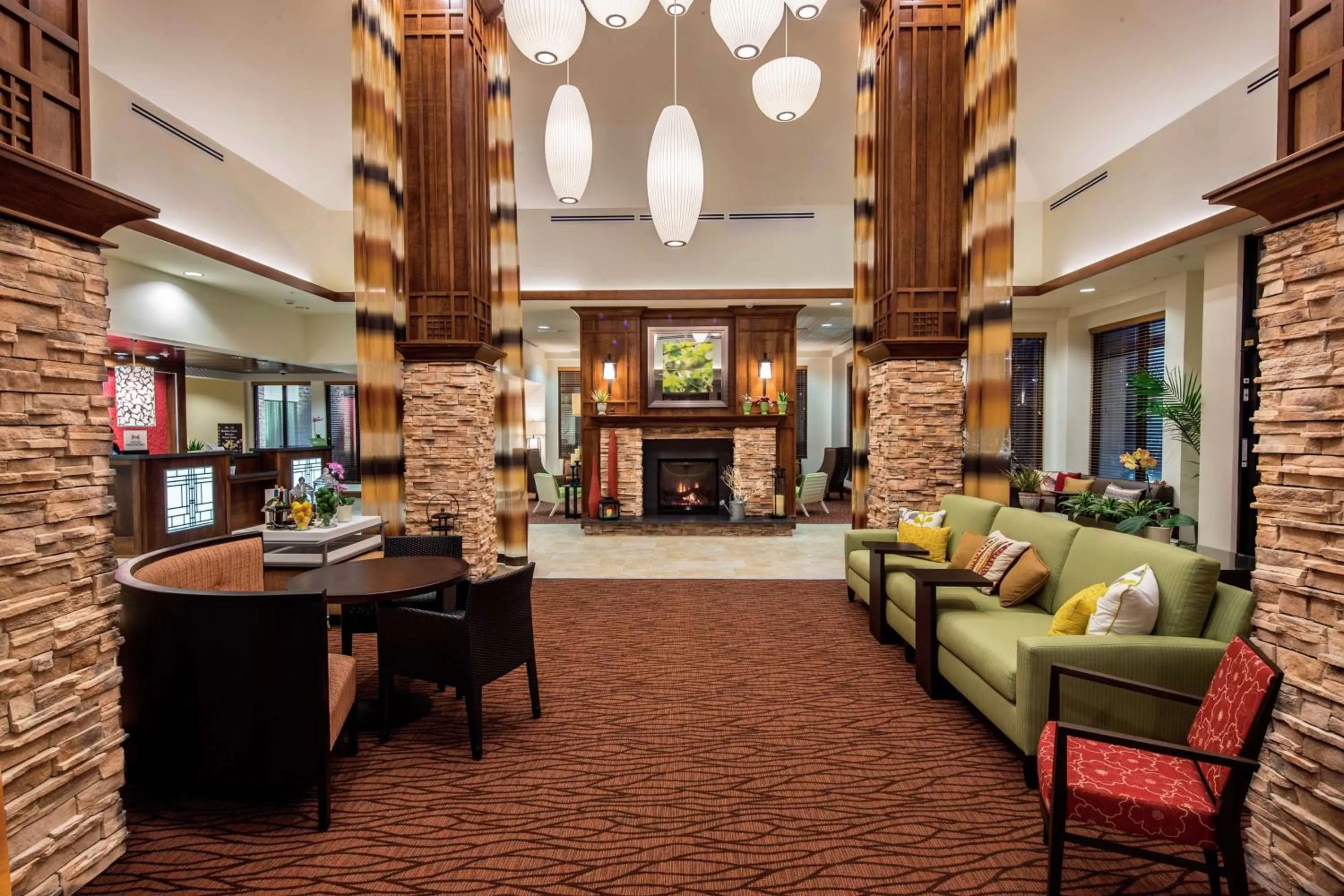 Lobby or reception in Hilton Garden Inn Uniontown
