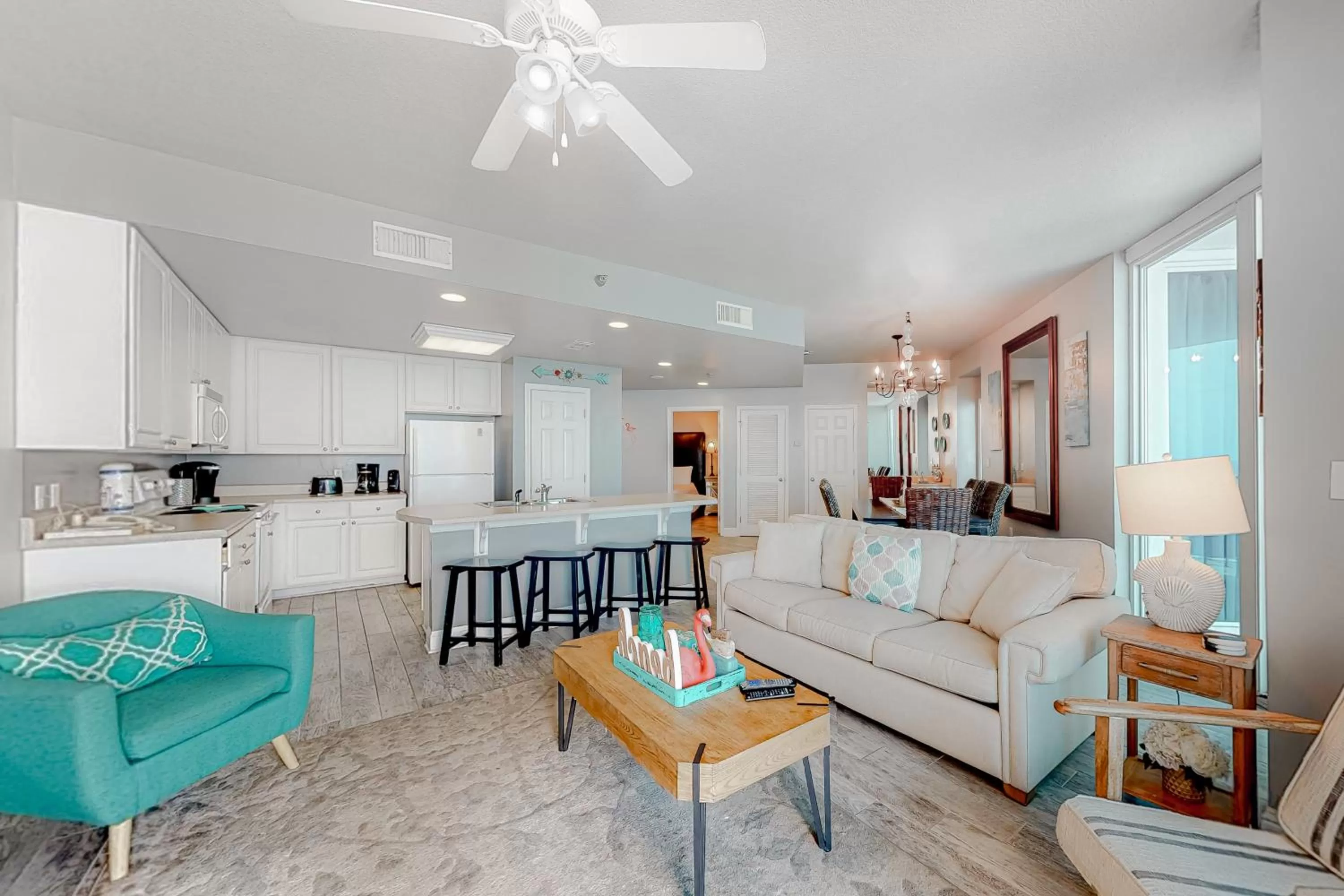 Seating Area in Lighthouse Condominiums IV