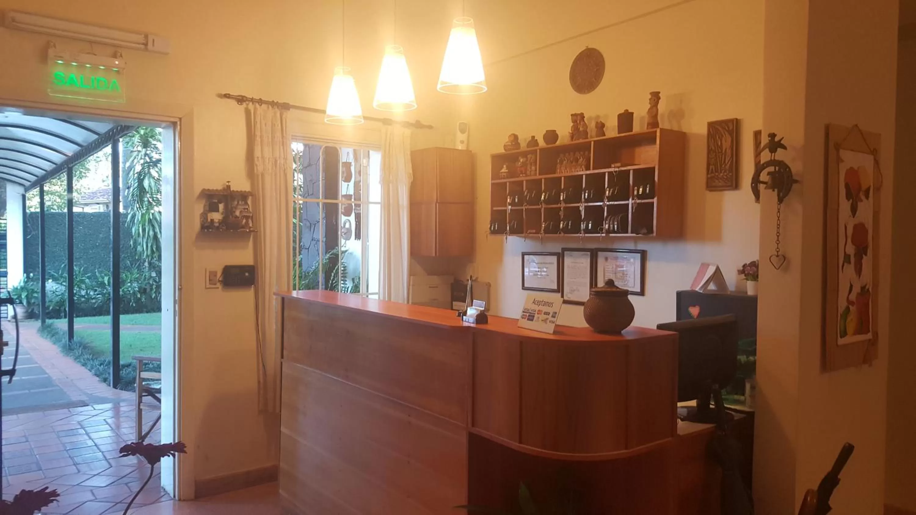 Lobby or reception in Las Orquideas Parque Hotel