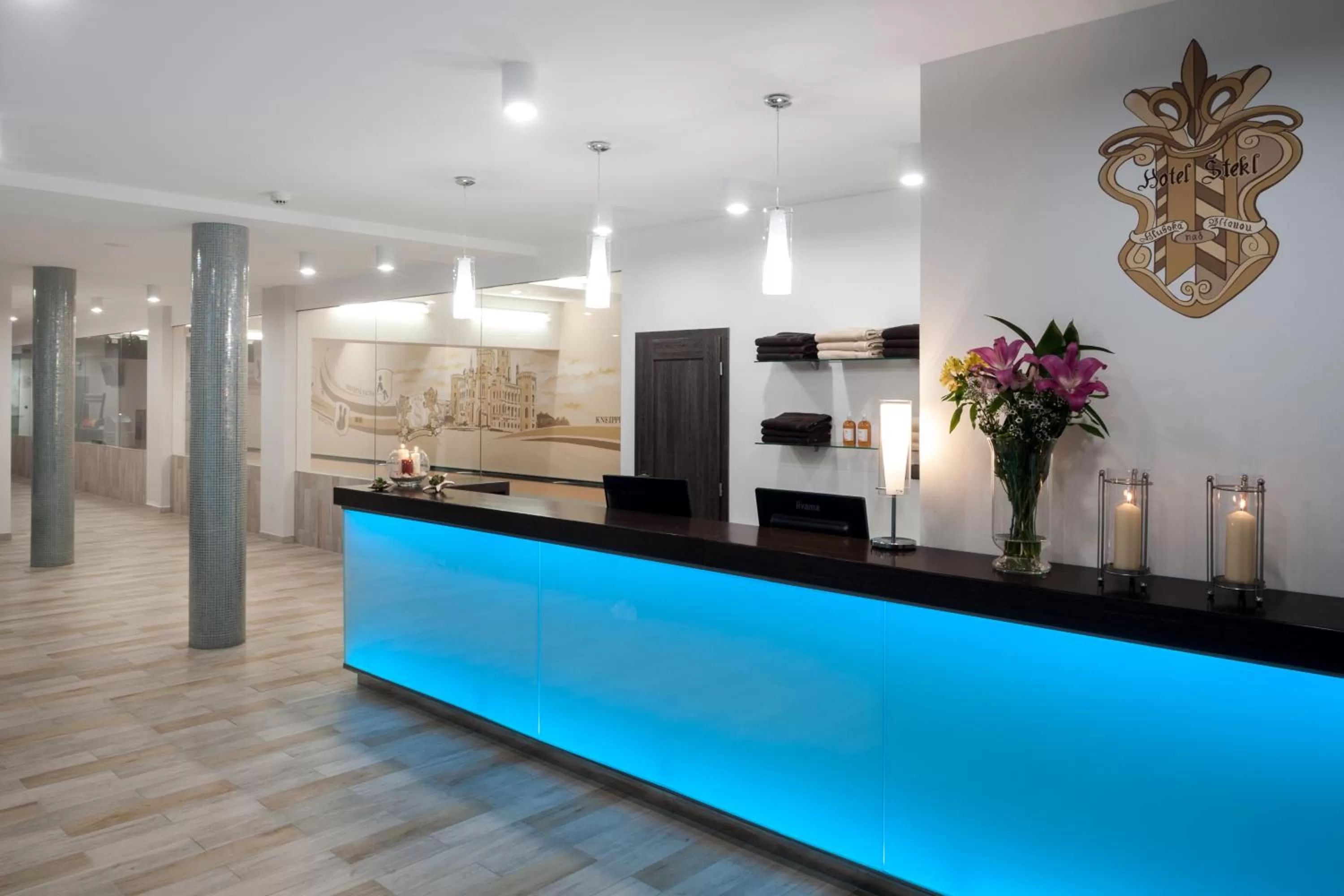 Fitness centre/facilities in Hotel Štekl