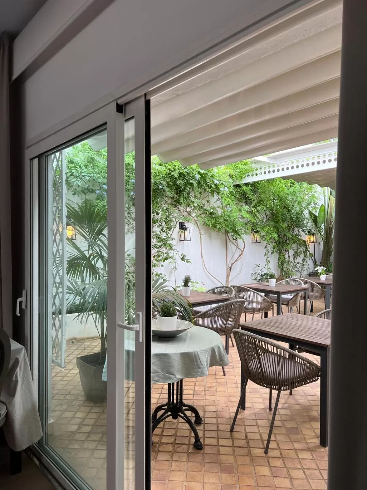 Patio in Hotel San Miguel Menorca