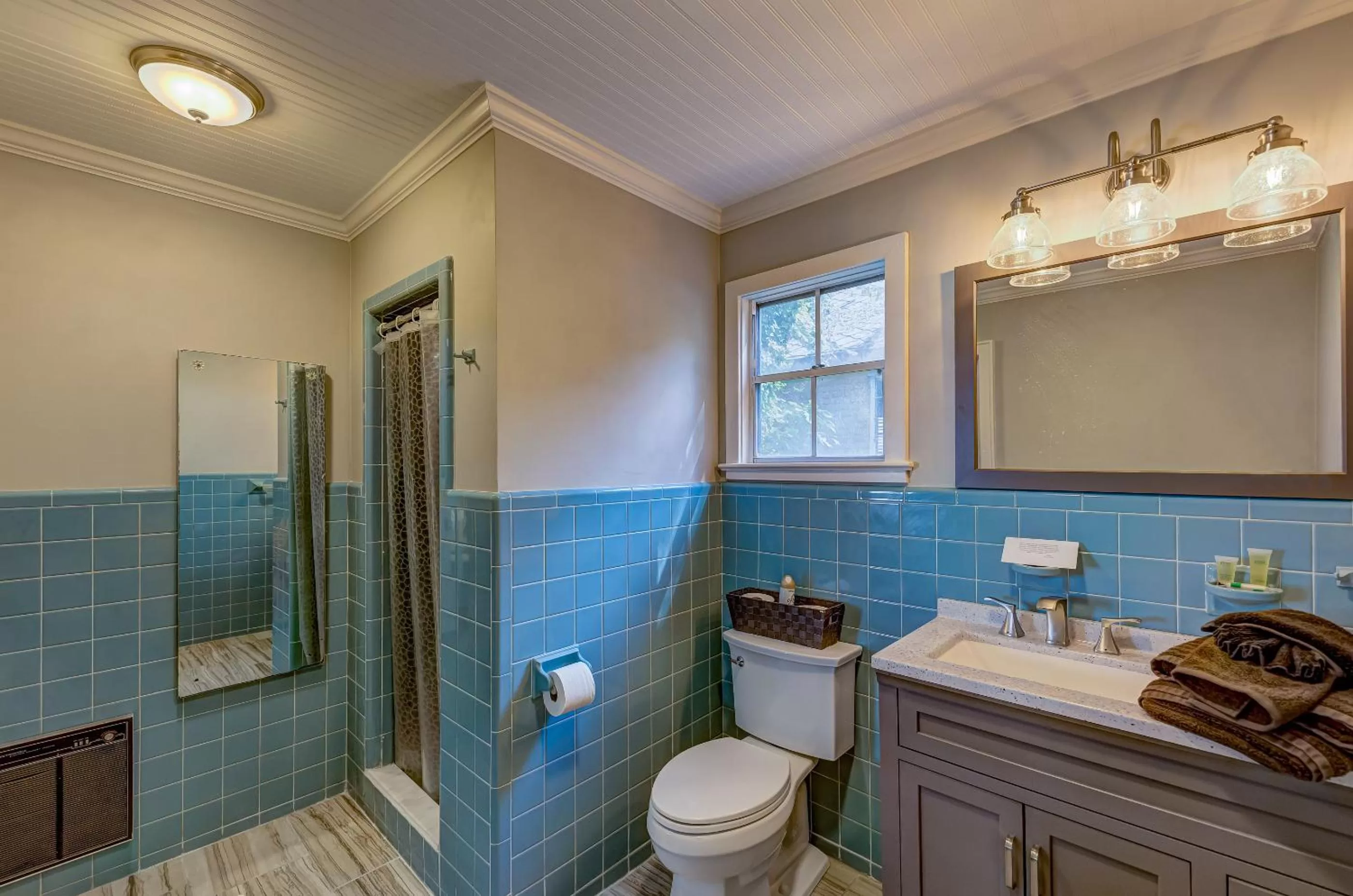 Shower in Steele Cottage
