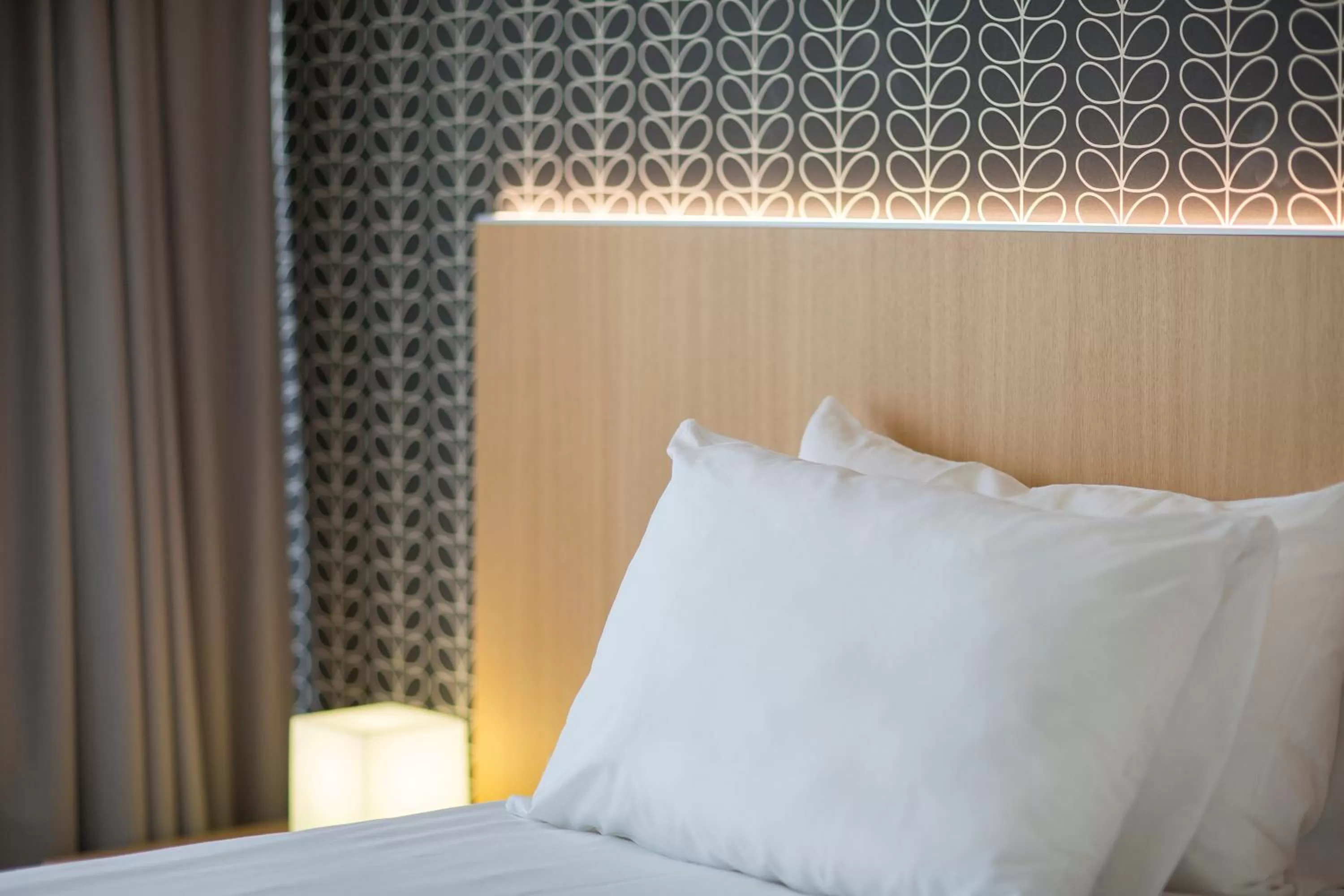 Decorative detail, Bed in ibis Styles Kortrijk Expo
