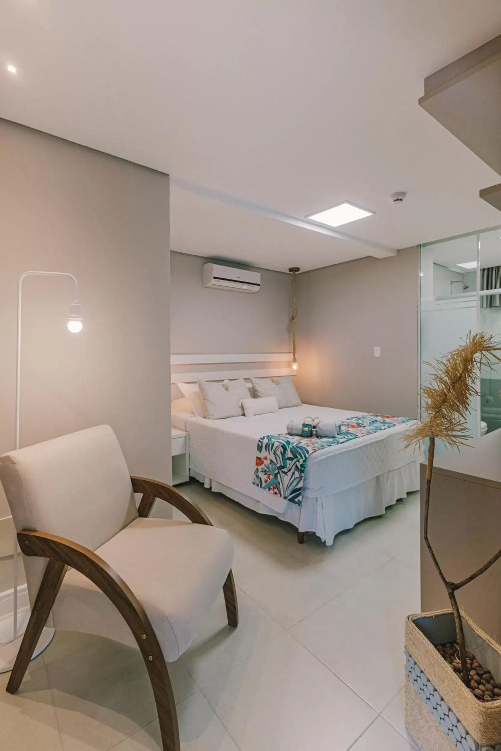 Bed in Hotel Sete Ilhas