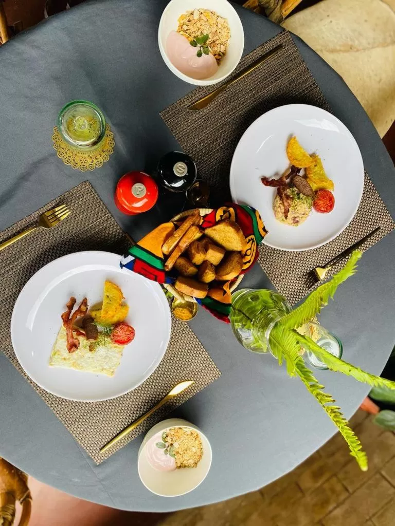 Food in Charming Eco-Homestay near Kilimanjaro International Airport