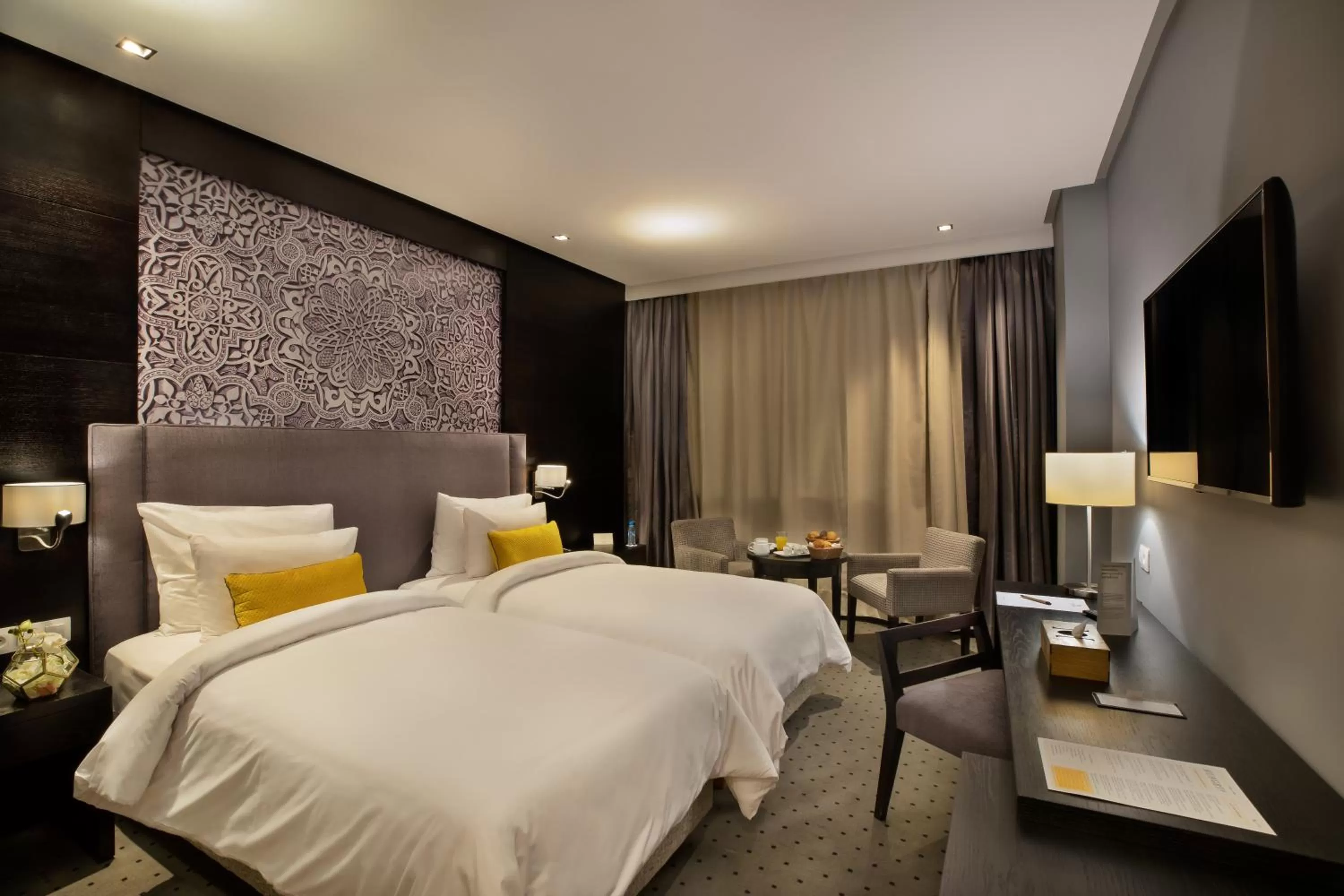 Bed in ODYSSEE Boutique Hotel Casablanca