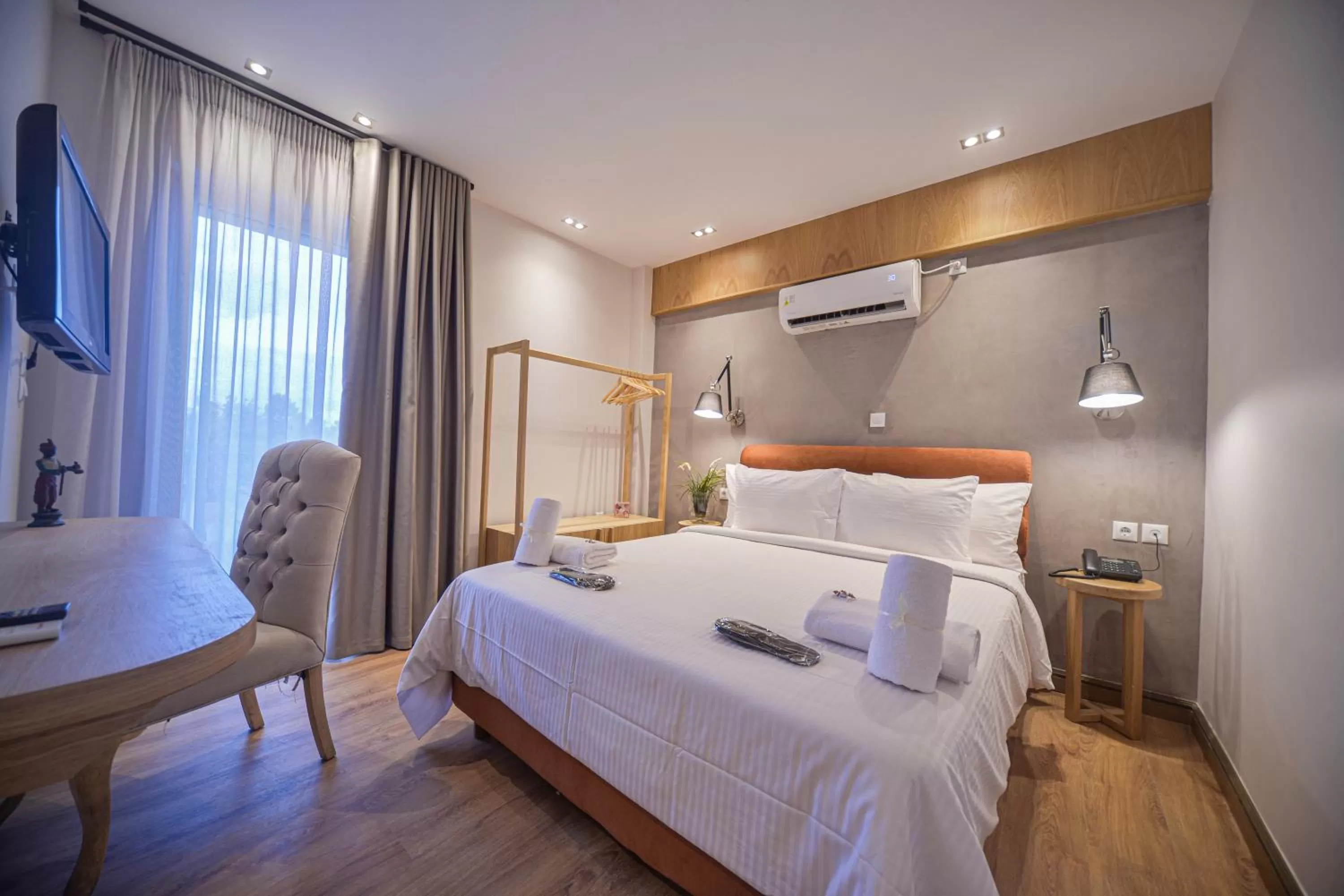 Bedroom, Bed in Anixi Hotel by AP