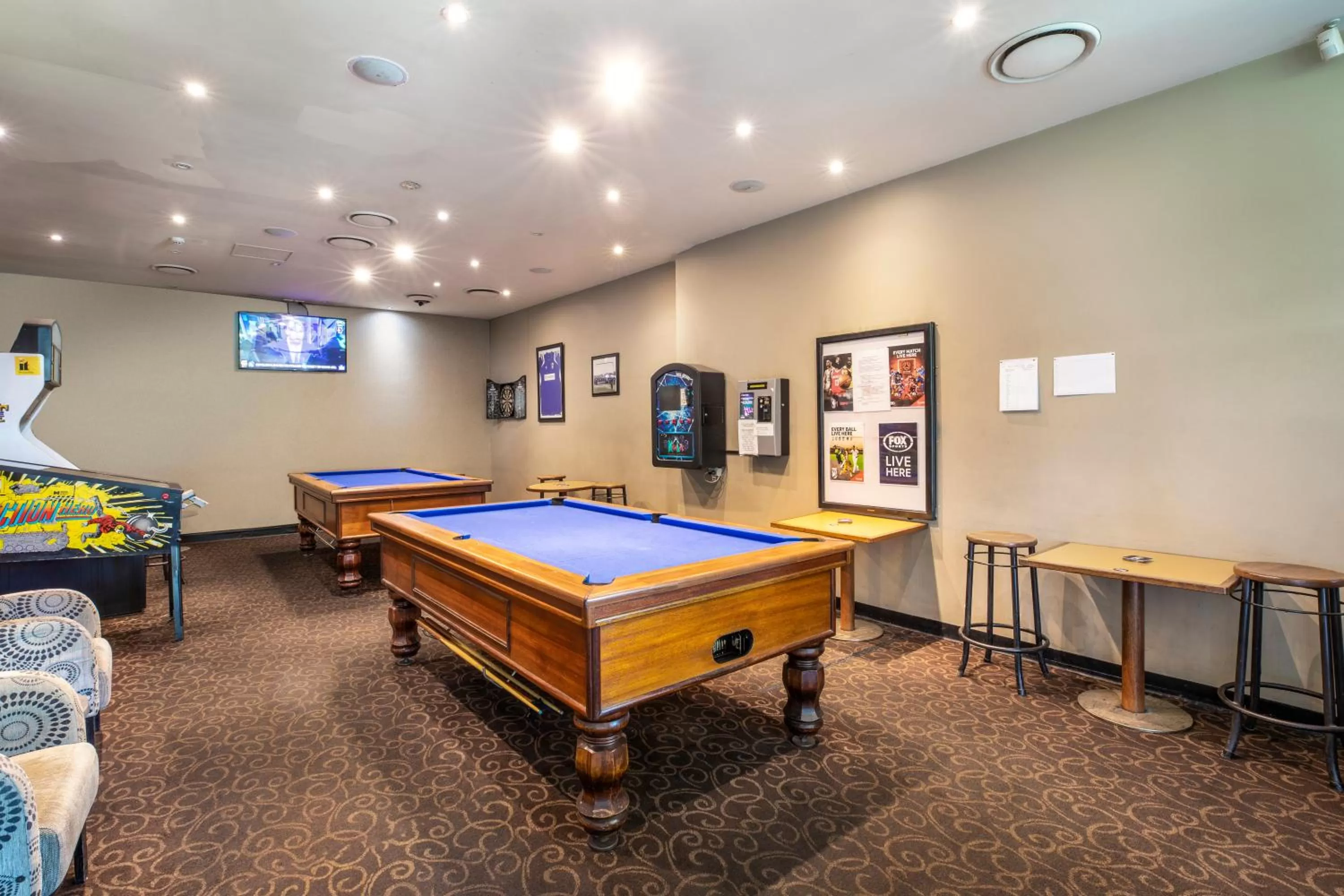 Billiard in Nightcap at Pritchards Hotel