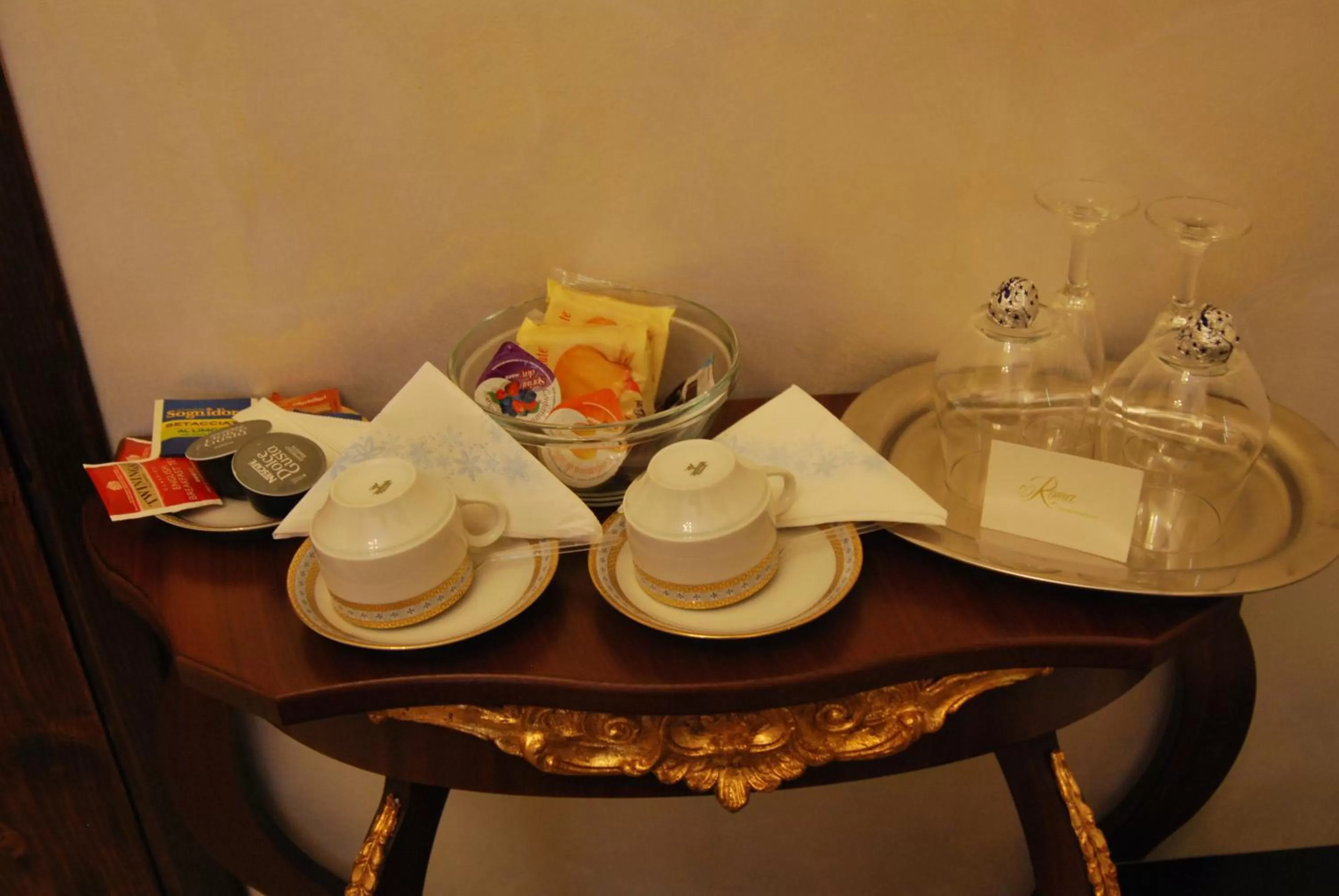 Decorative detail in B&B Roma Royal Residence